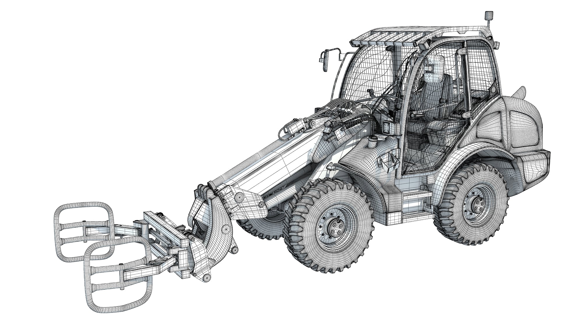 3D Model Wheel Loader