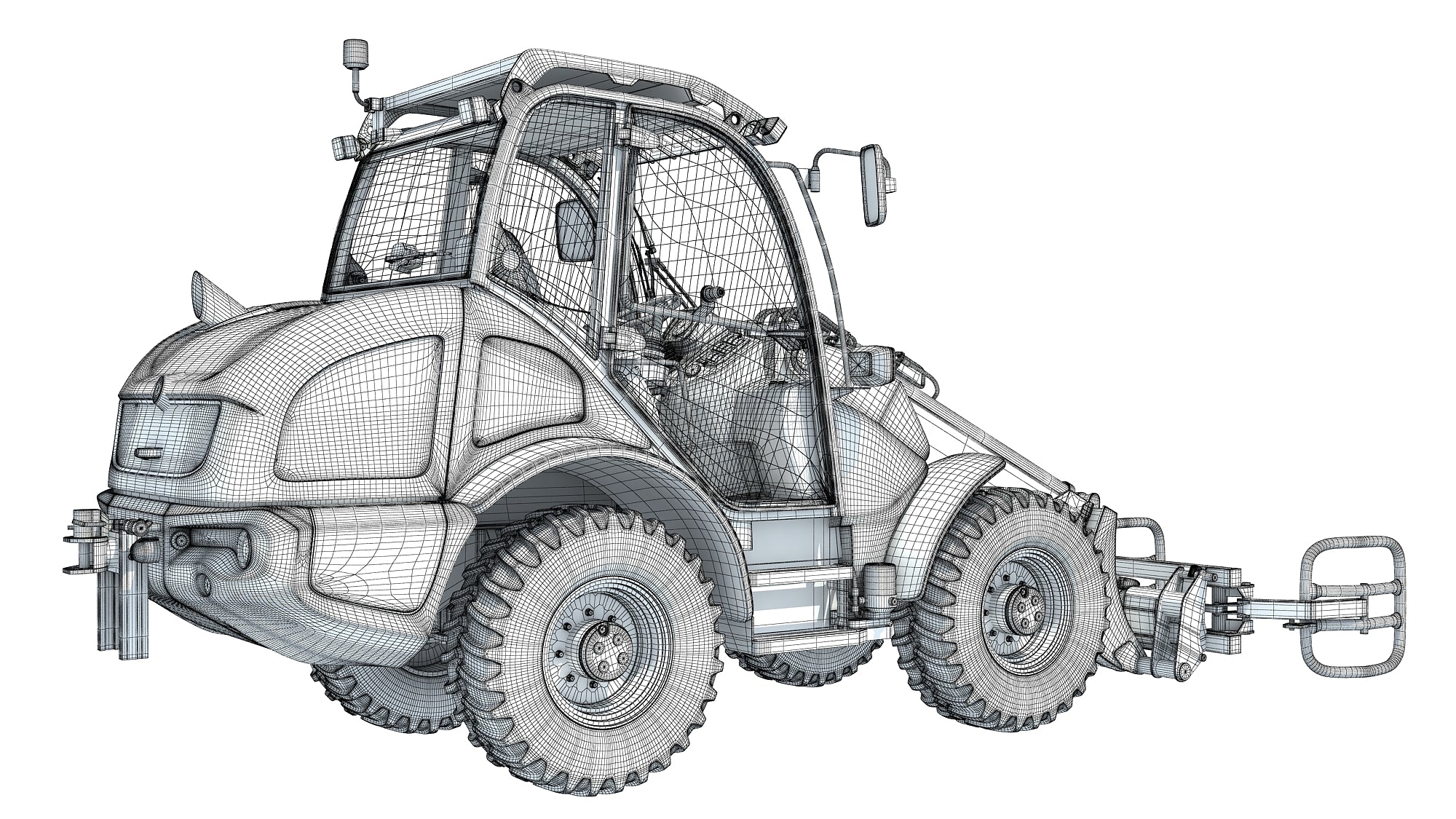 3D Model Wheel Loader