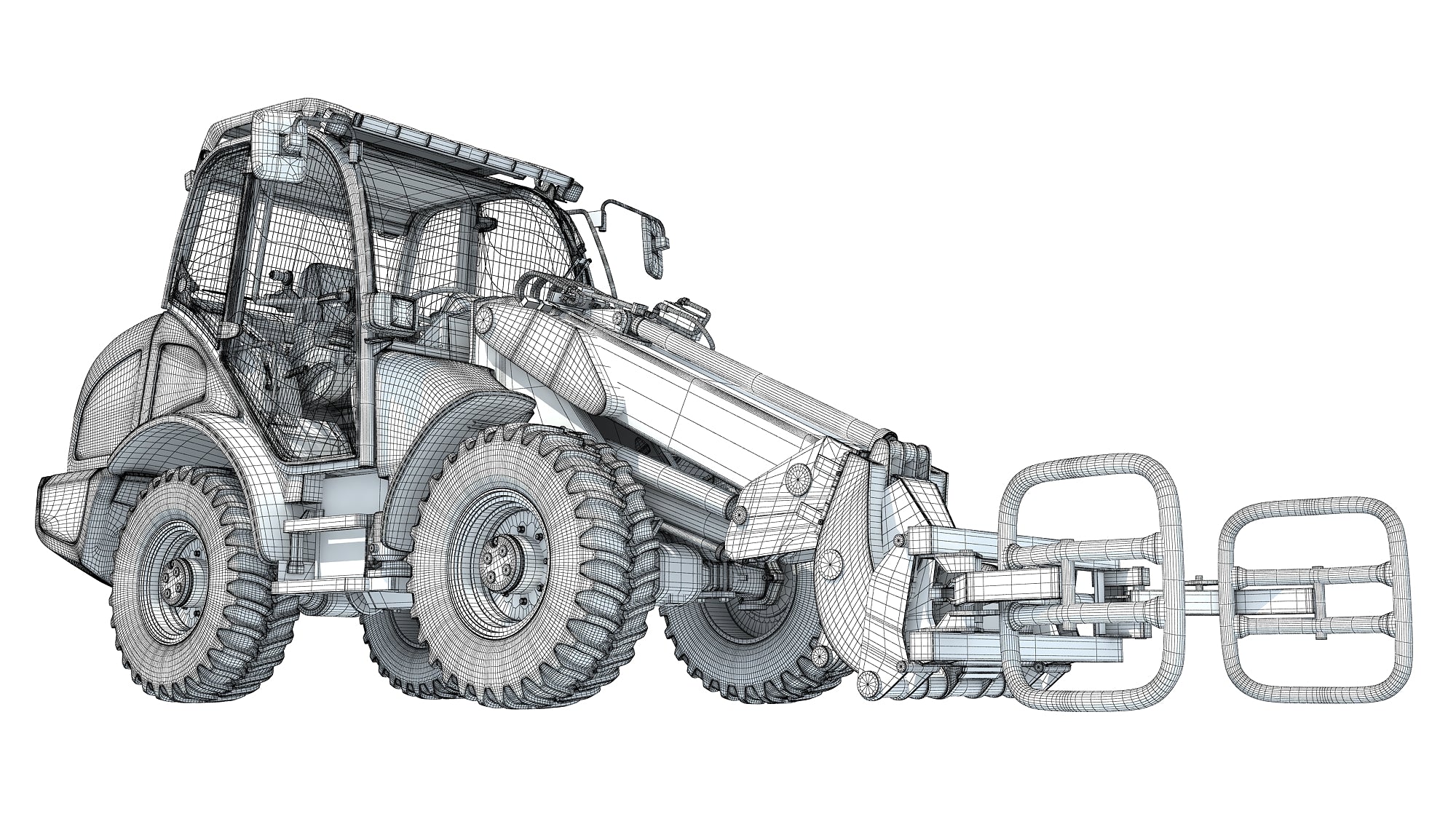 3D Model Wheel Loader