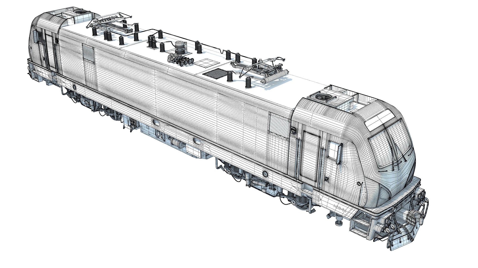 3D Amtrak Electric Locomotive