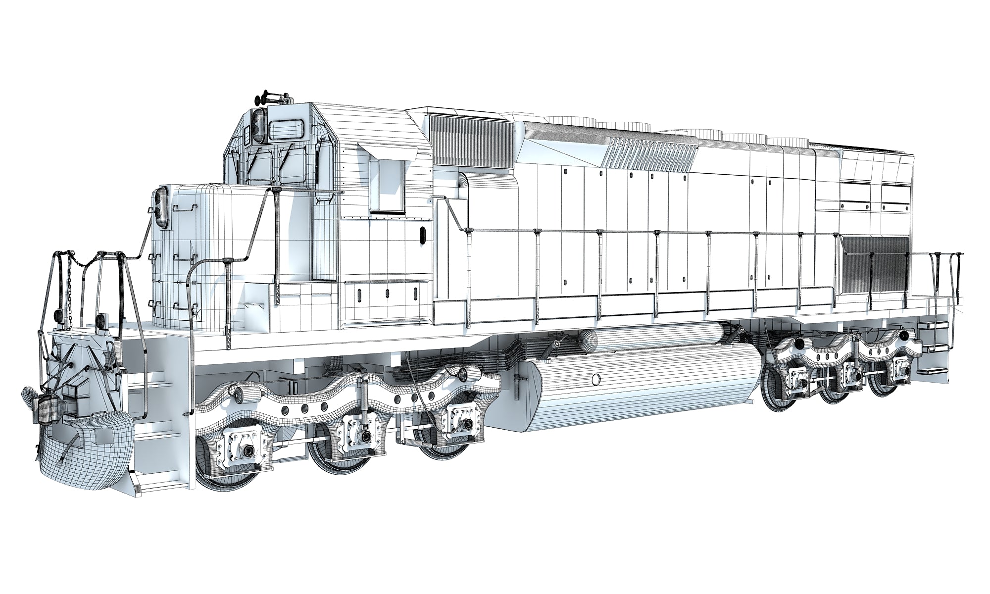 3D Locomotive Models
