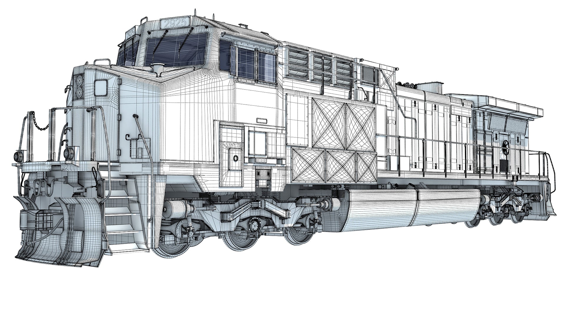 Locomotive Canadian National Railway CN