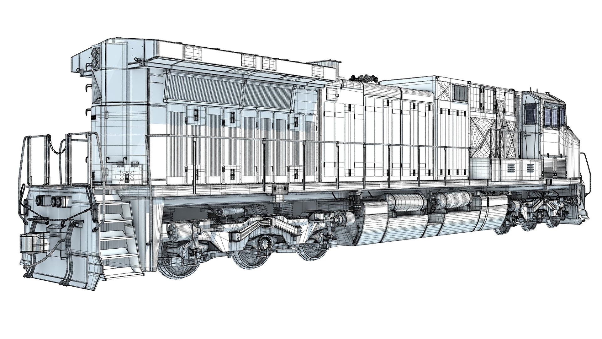 Locomotive Canadian National Railway CN