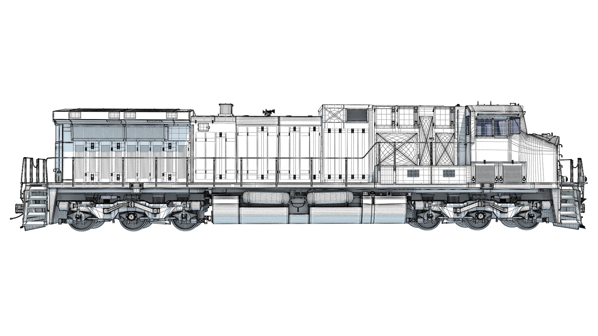 Locomotive Canadian National Railway CN