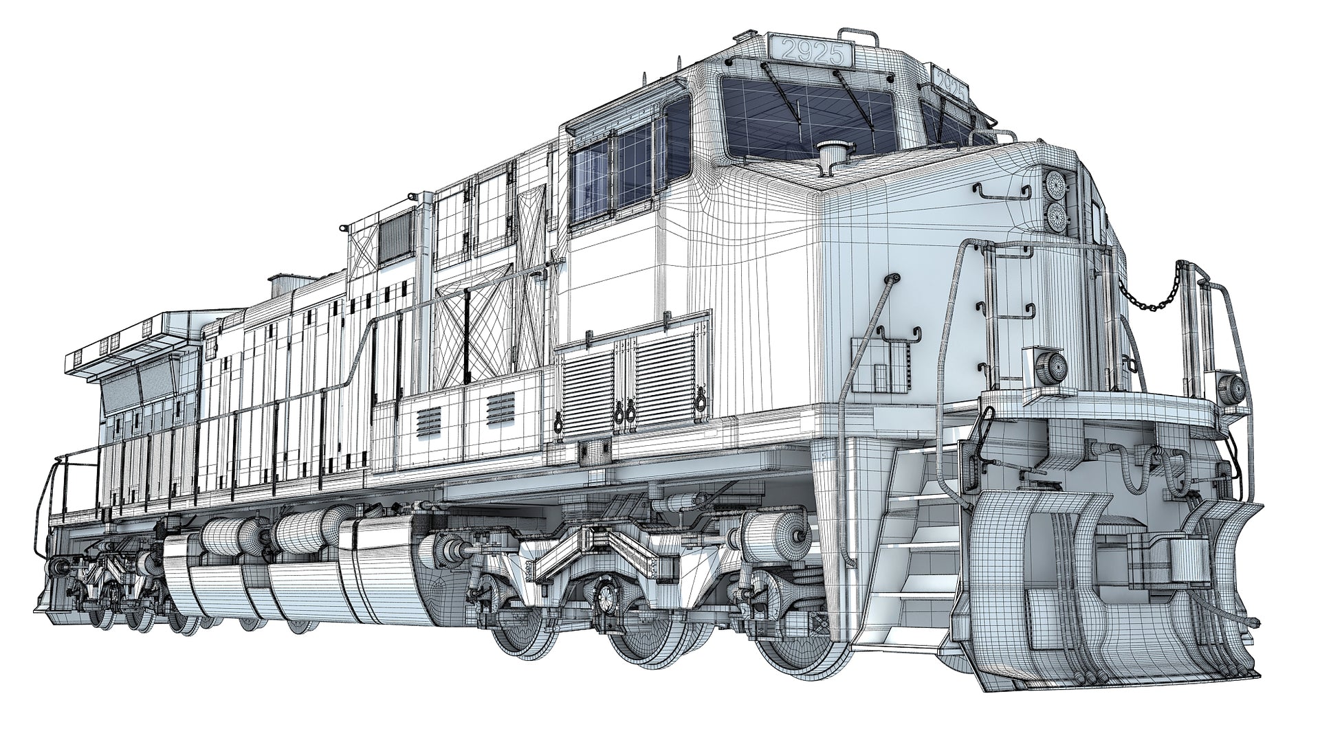 Locomotive Canadian National Railway CN