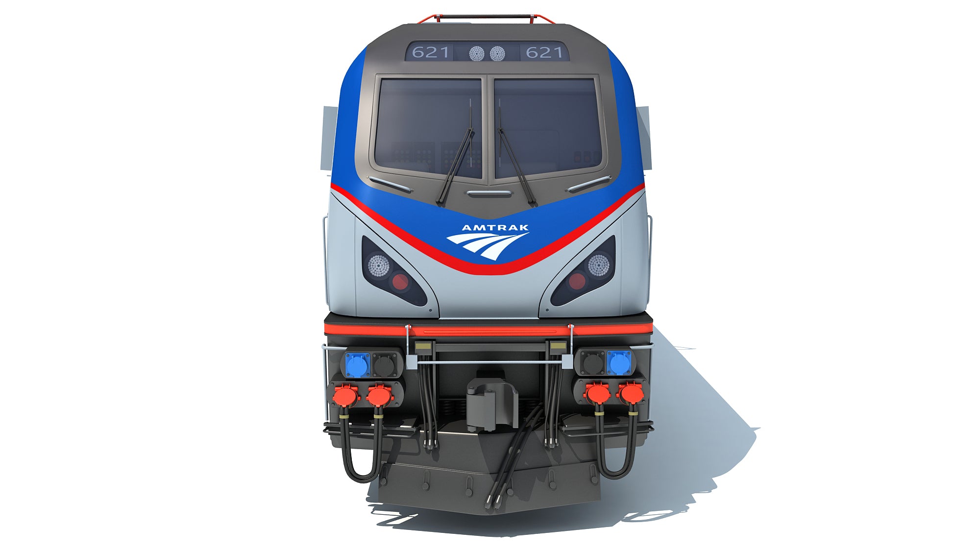 3D Amtrak Electric Locomotive