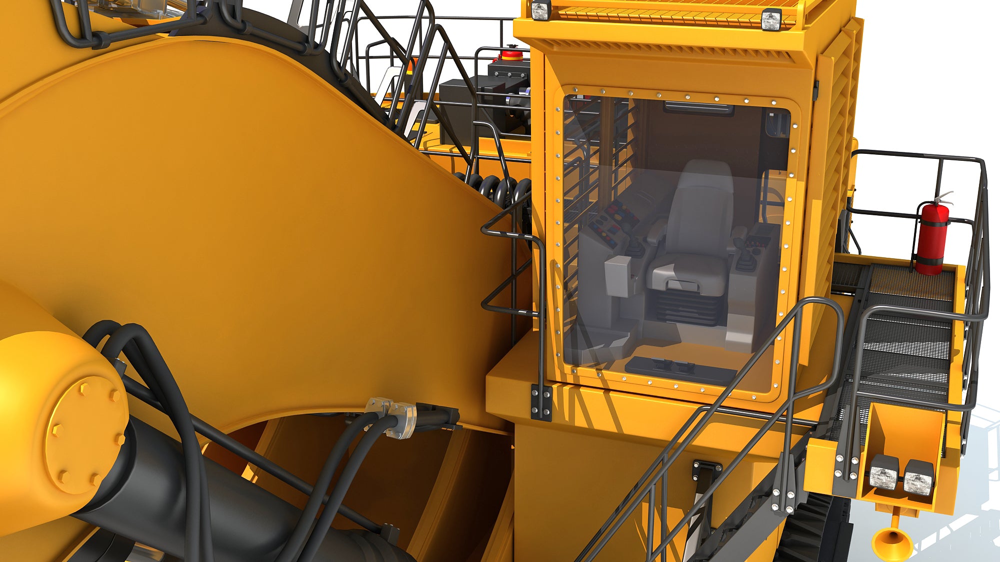 Tracked Mining Excavator