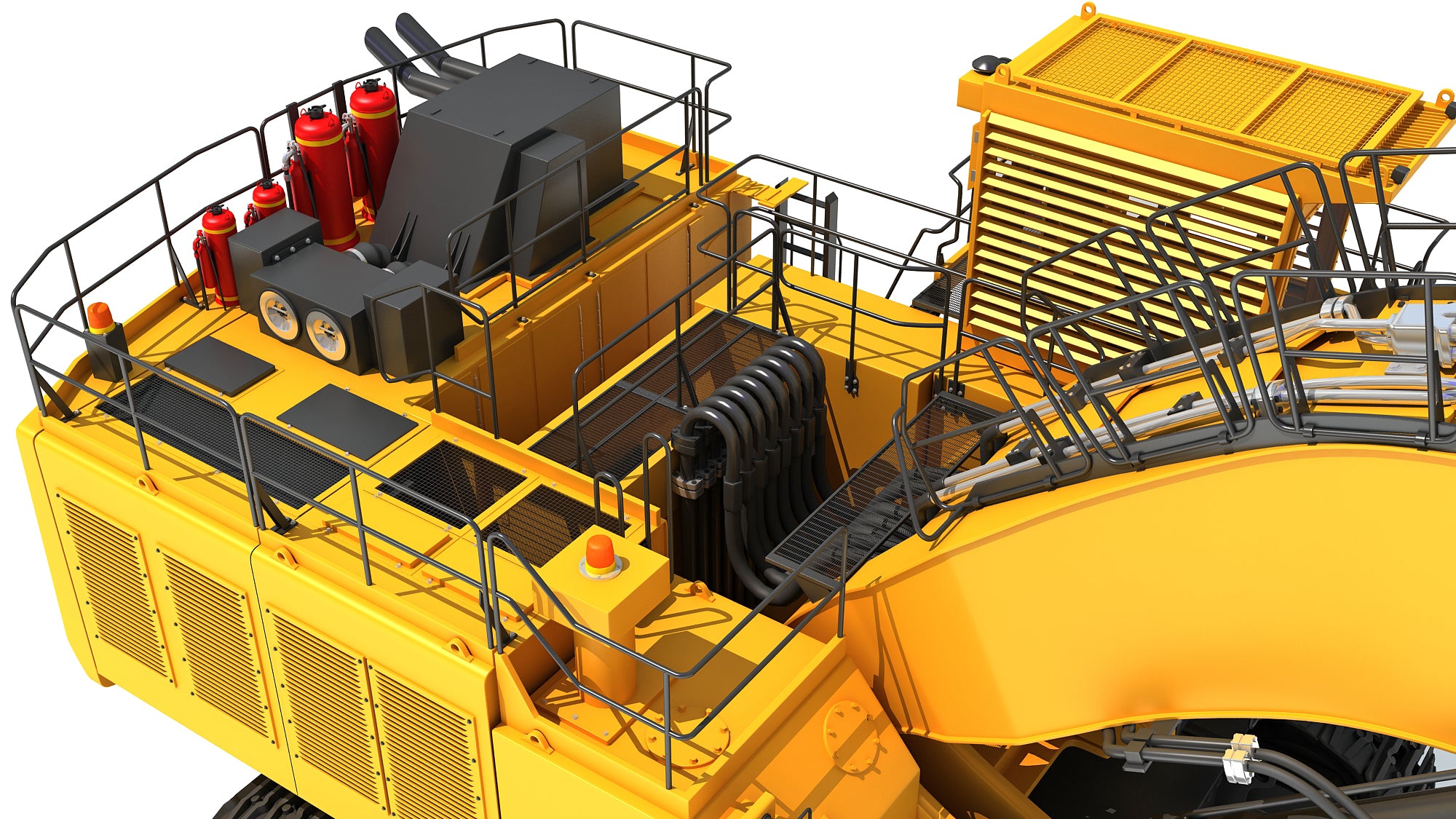 Tracked Mining Excavator