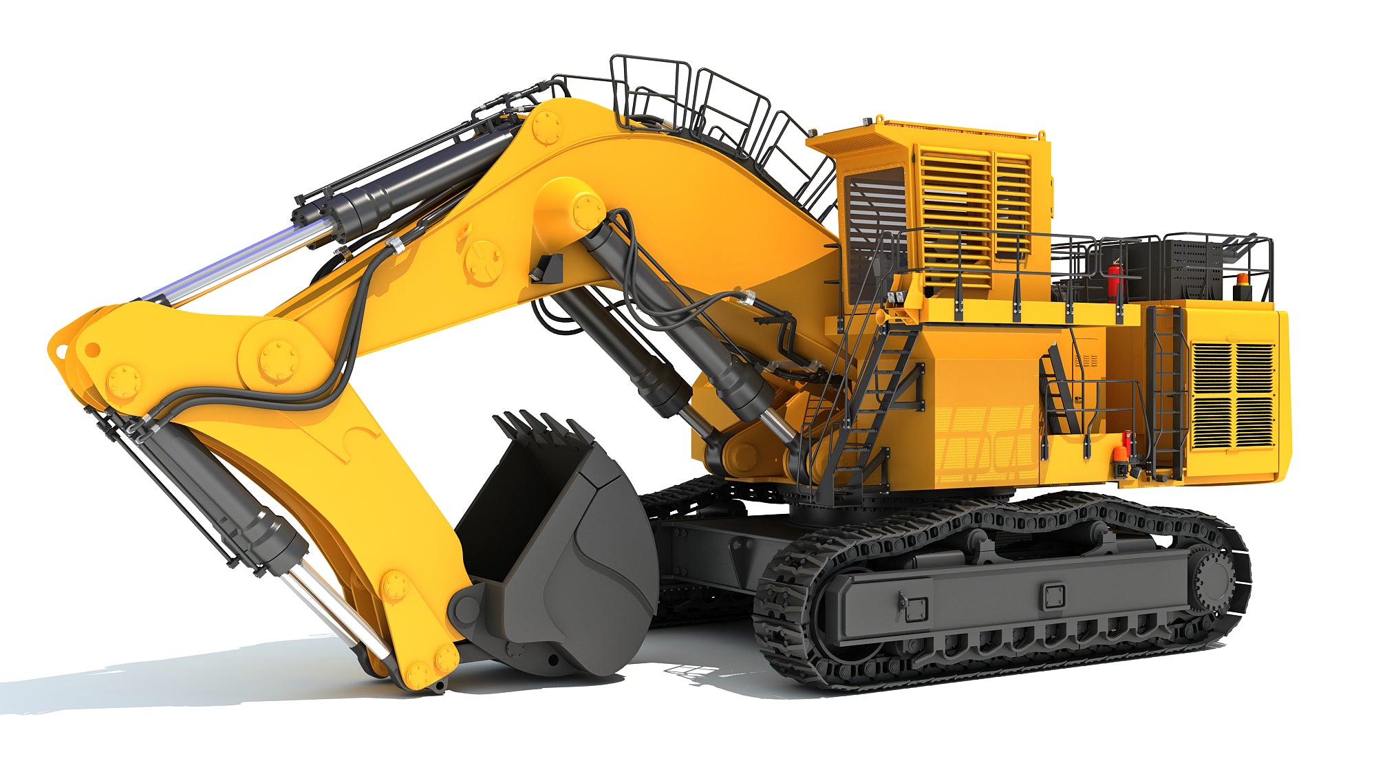 Tracked Mining Excavator