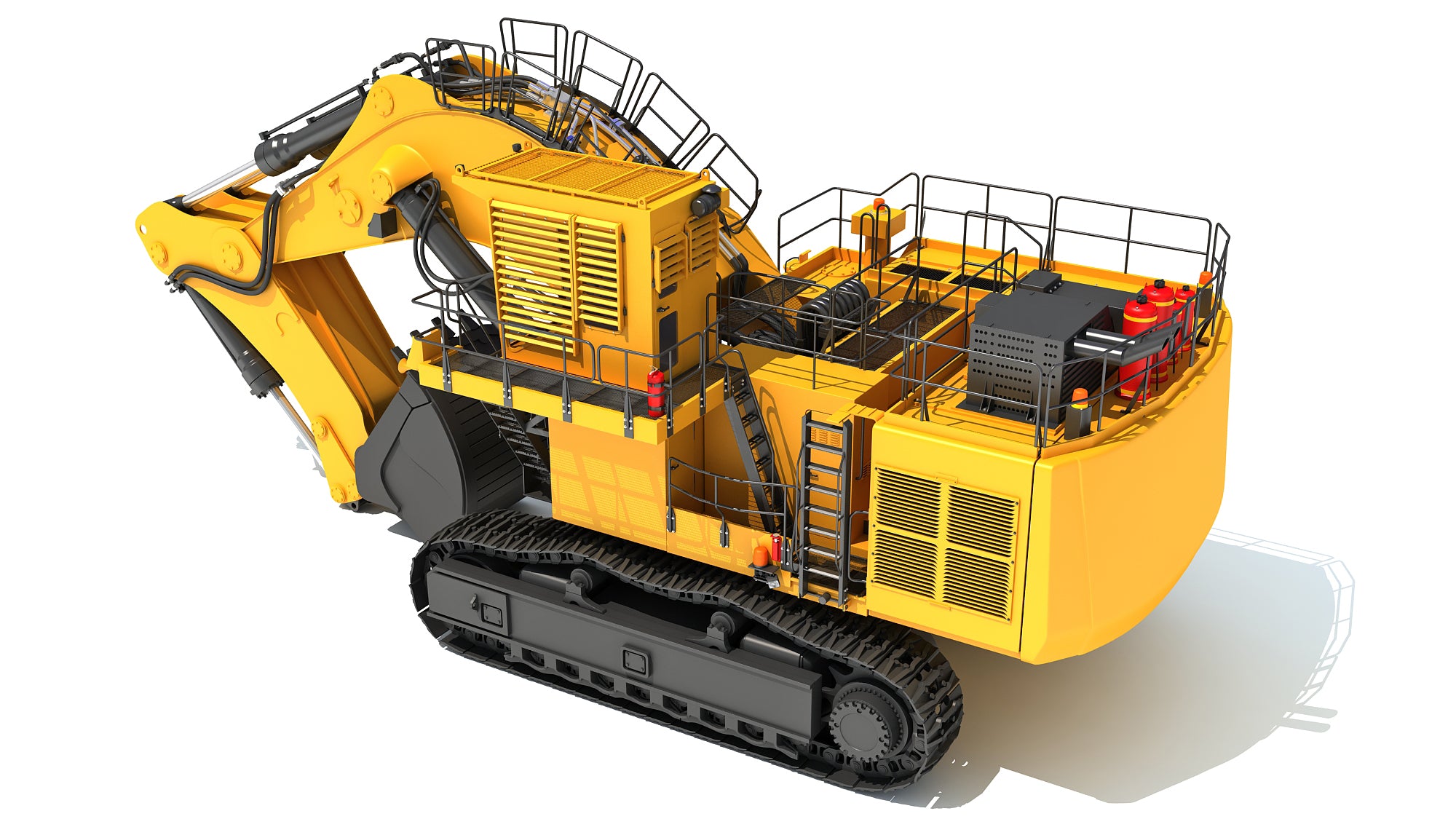 Tracked Mining Excavator
