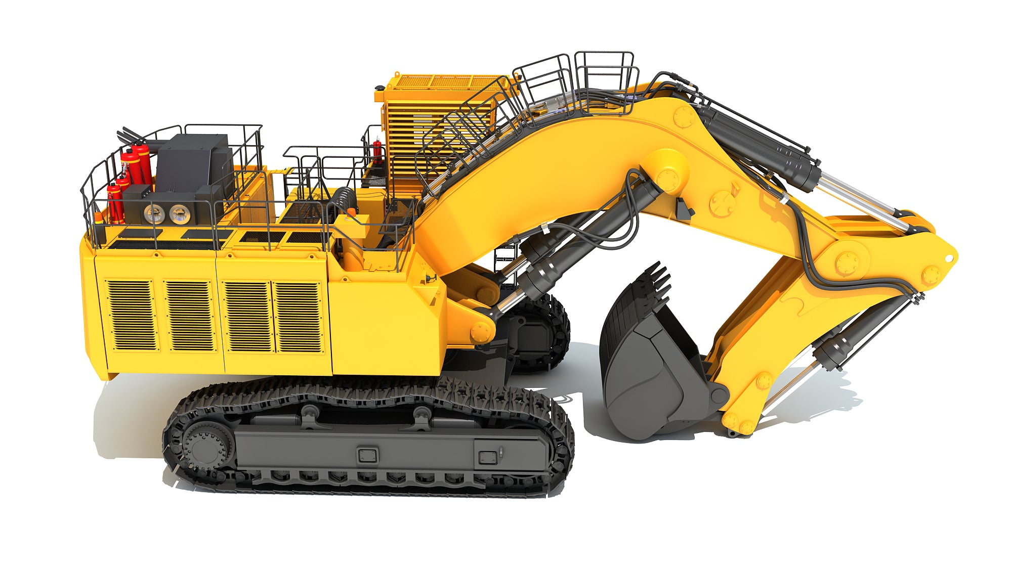Tracked Mining Excavator
