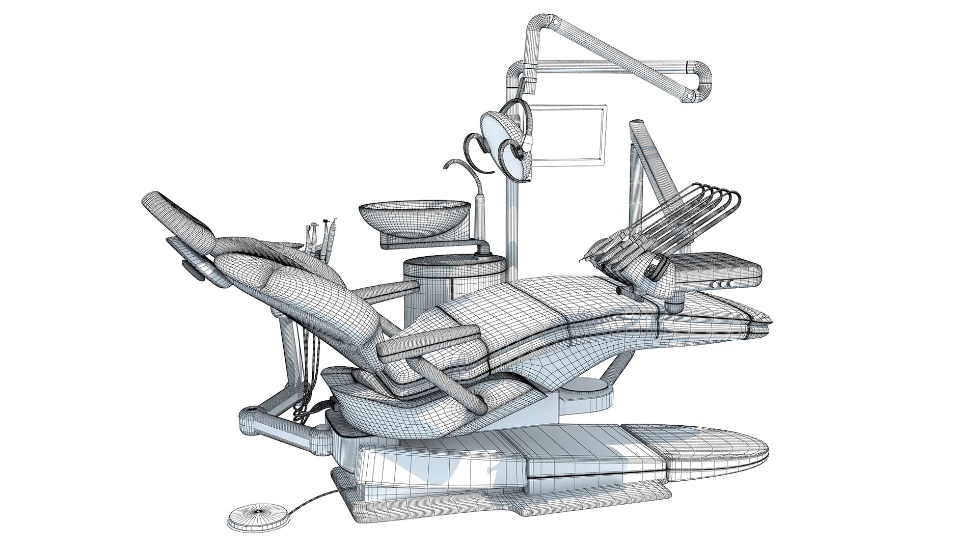 Dental Treatment Unit 3D Model