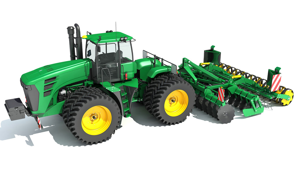 Tractor with Seed Drill