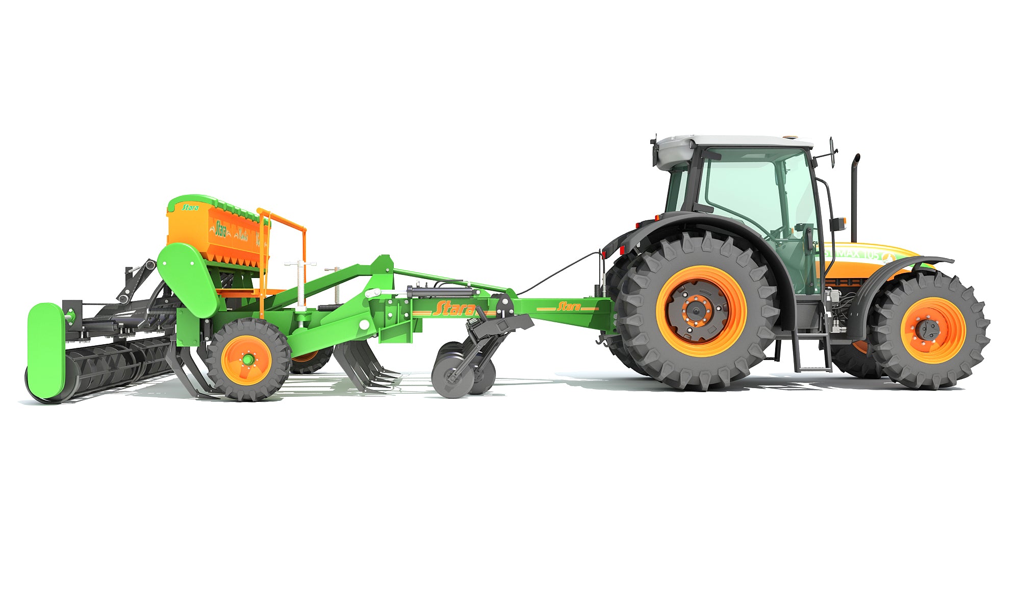 Stara Tractor with Seed Drill