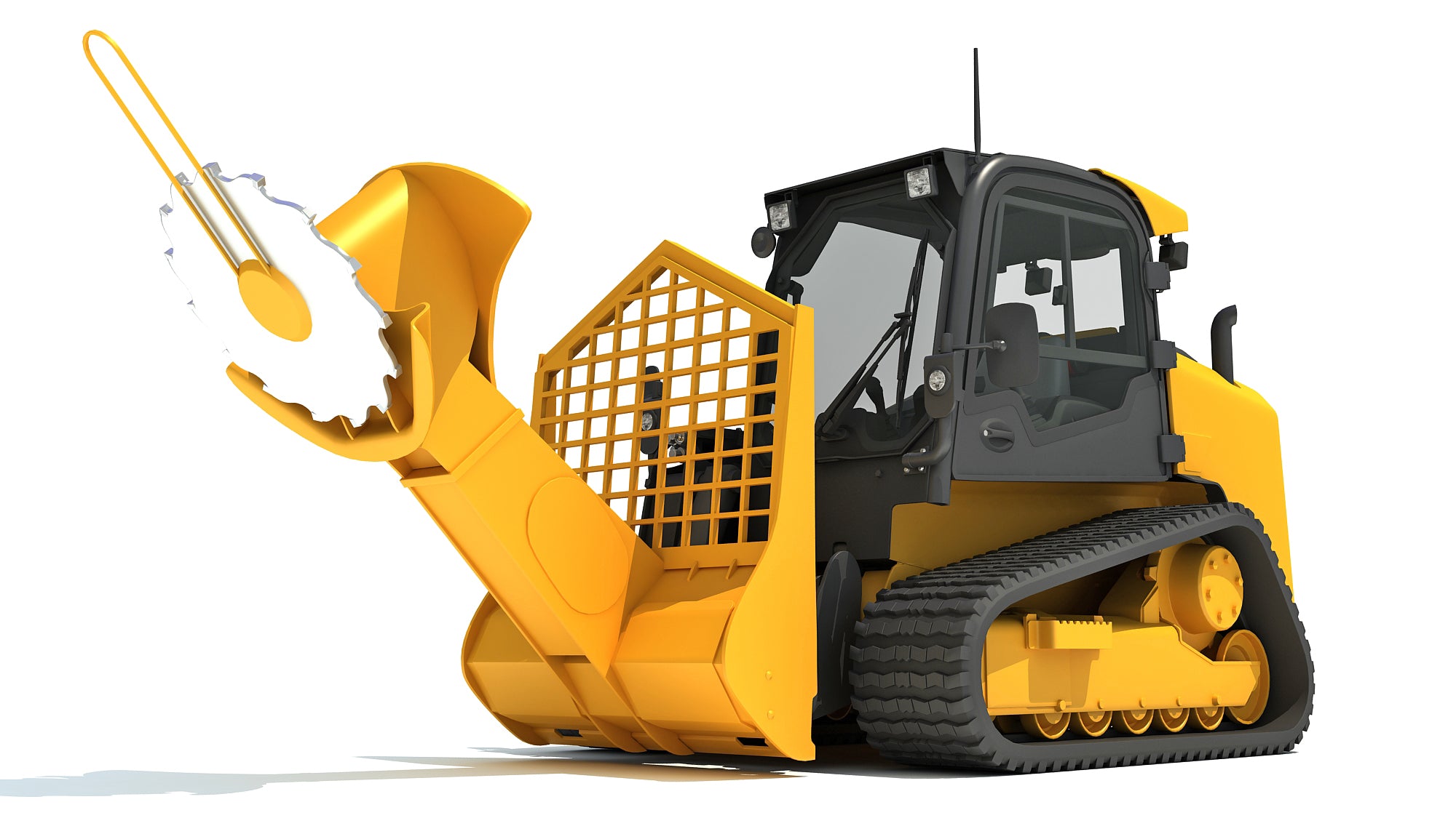 Skid Steer Loader Tree Cutter
