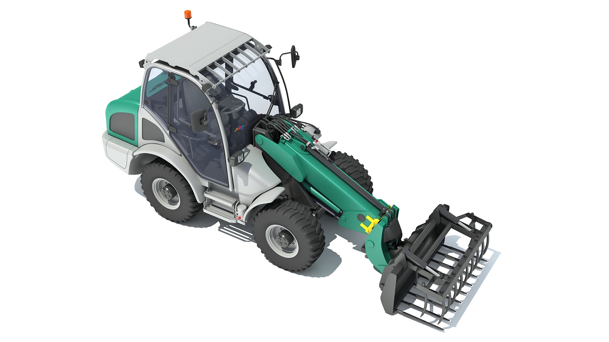 Wheel Loader 3D Model