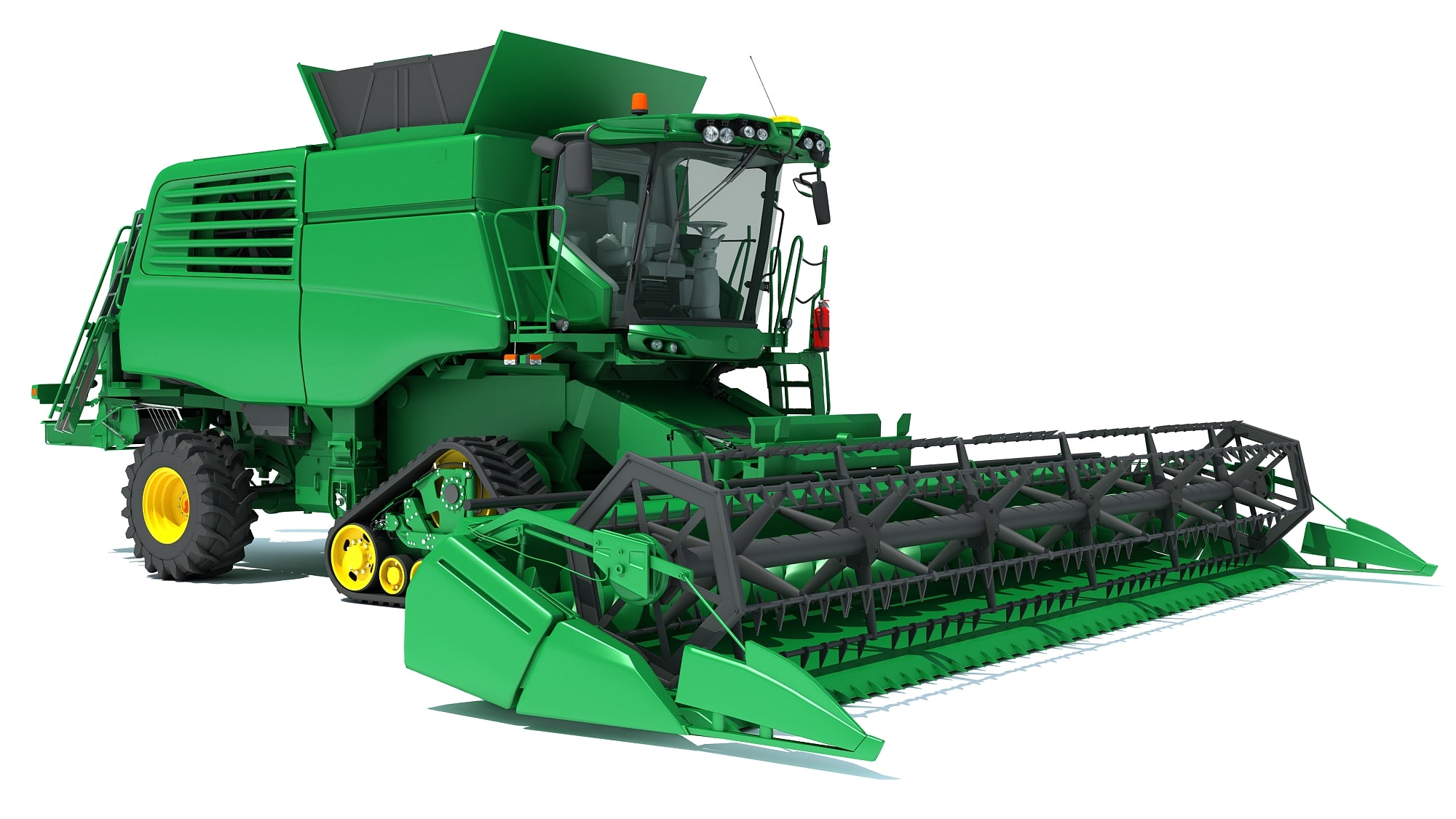 Tracked Combine Harvester