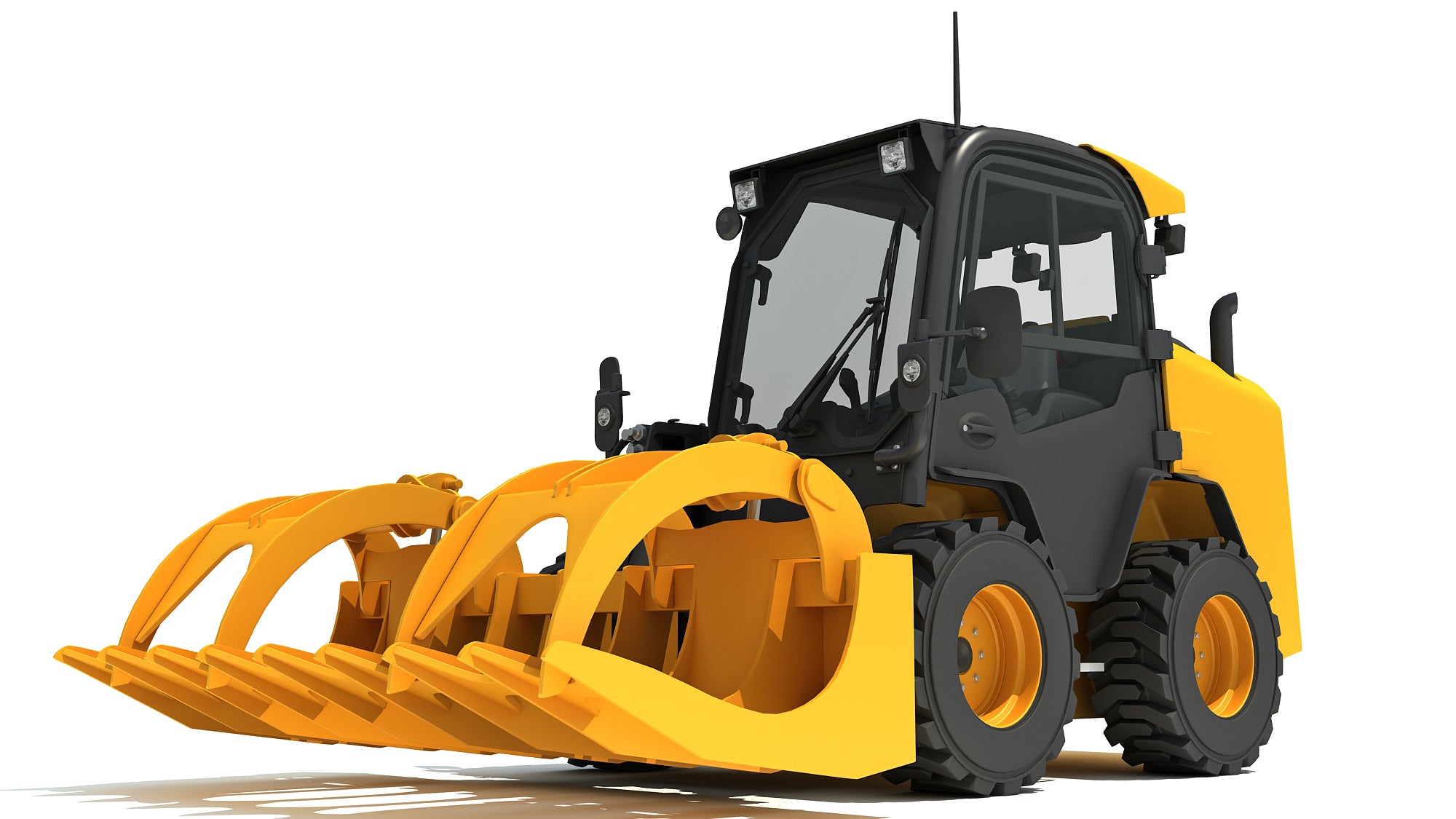 Log Fork Skid Steer Loader