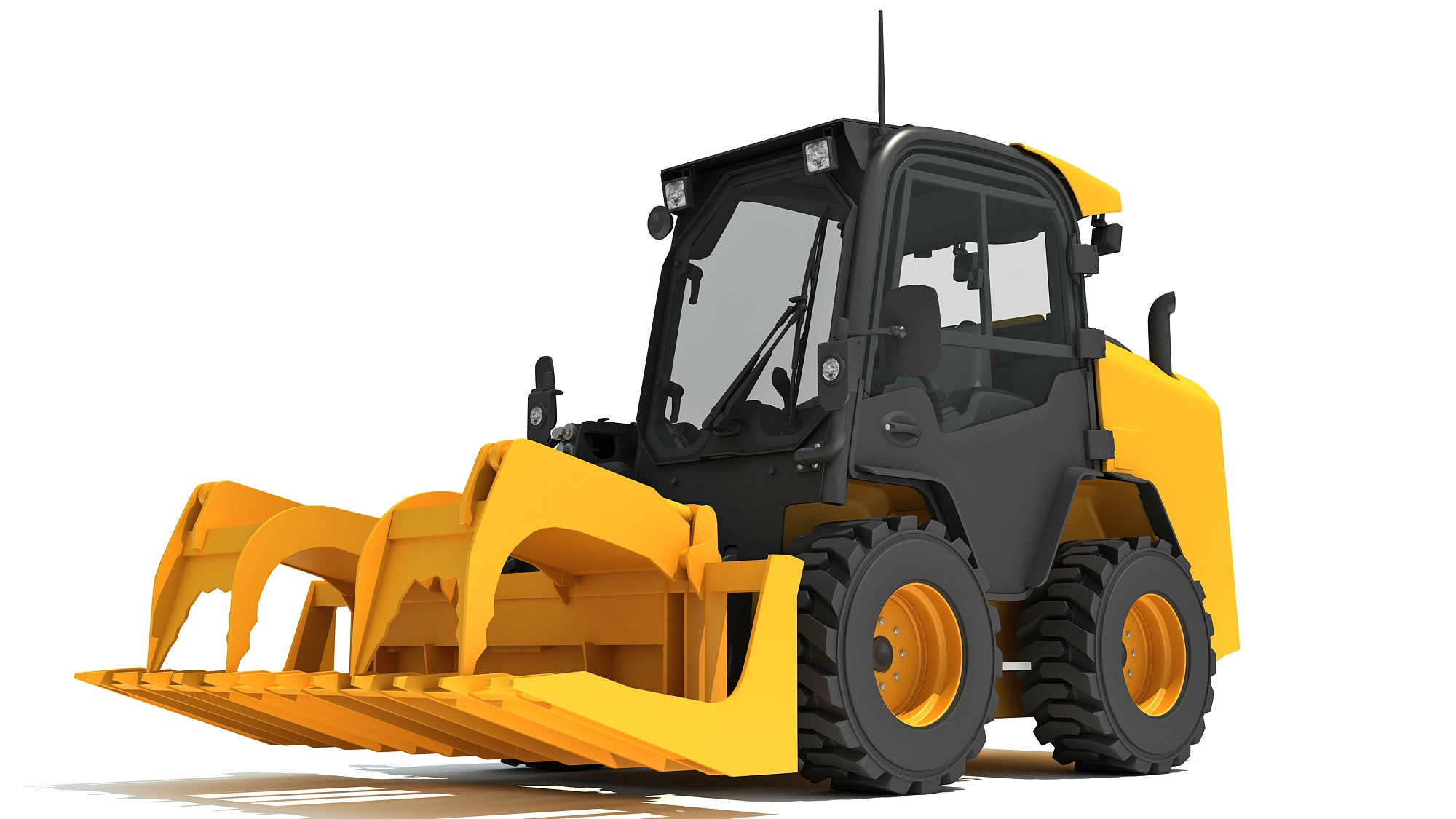 Log Fork Skid Steer Loader