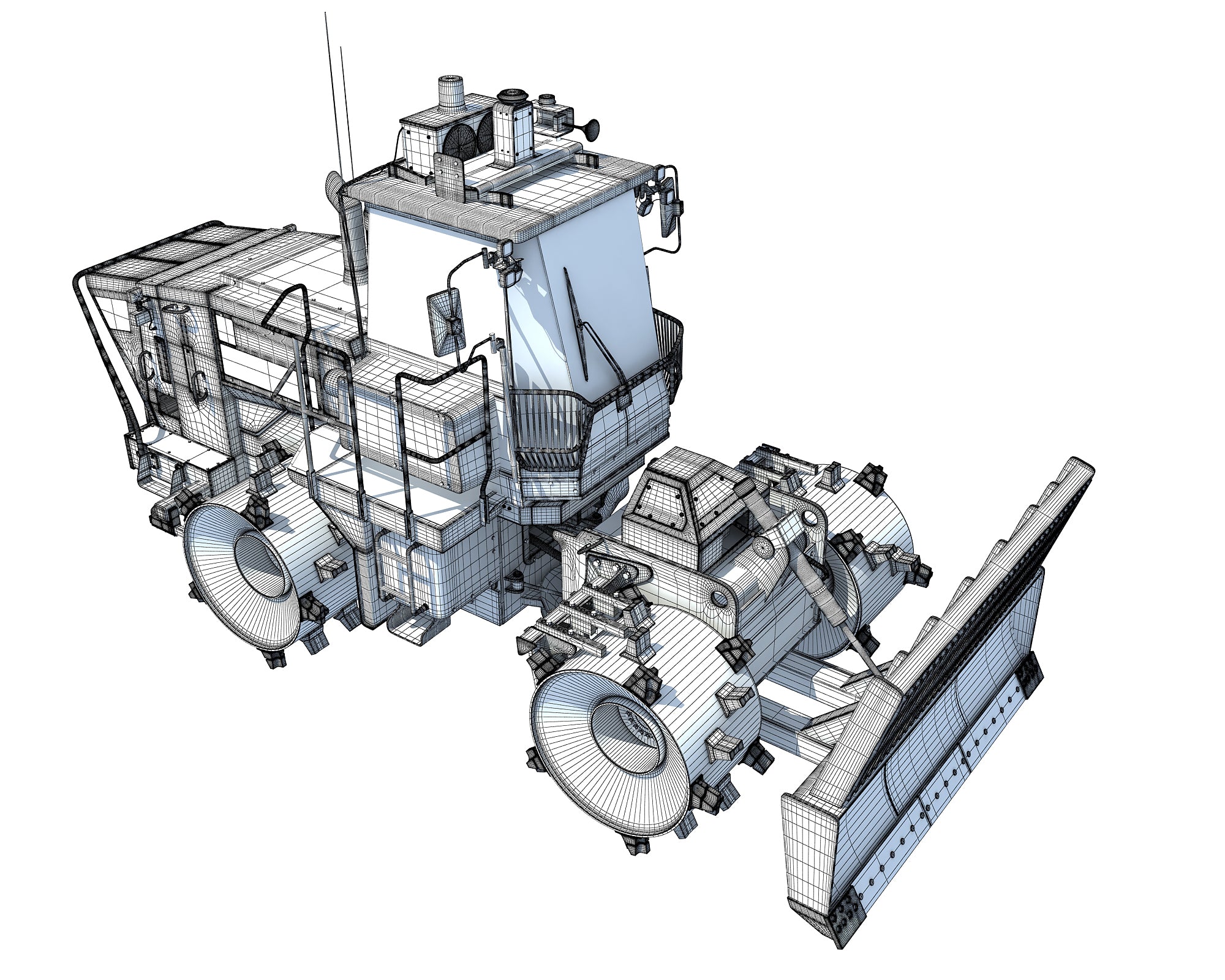 Landfill Compactor 3D Models