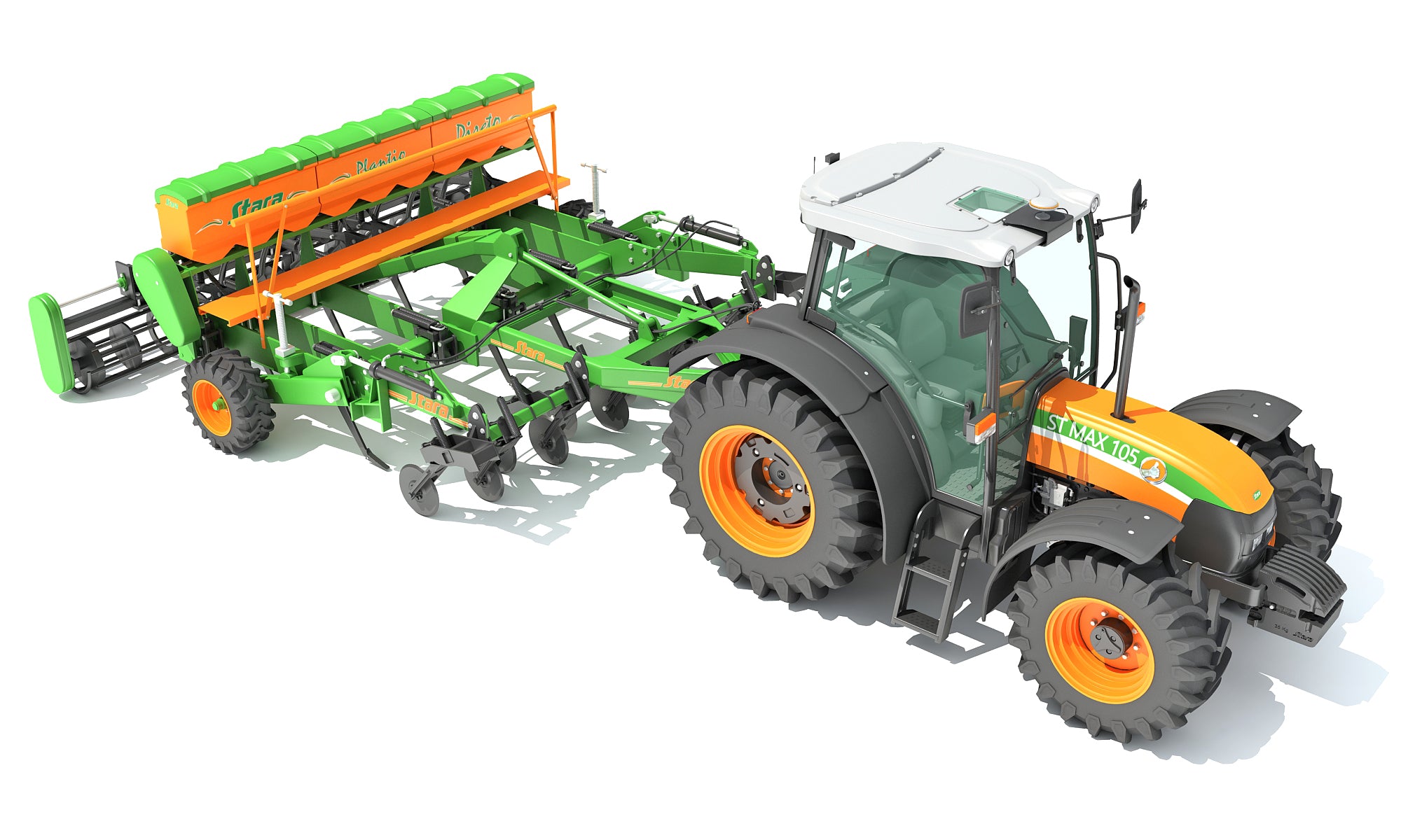 Stara Tractor with Seed Drill