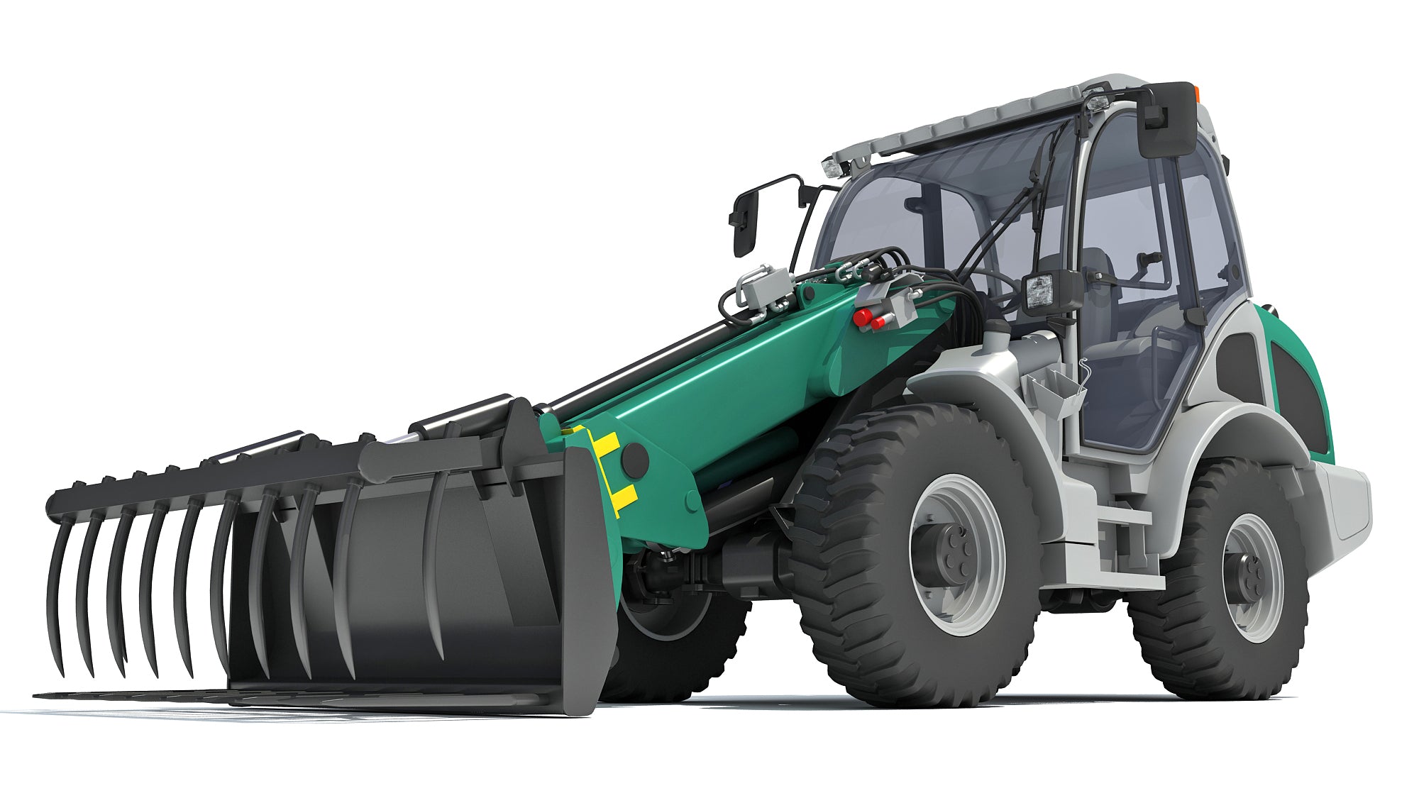 Wheel Loader 3D Model