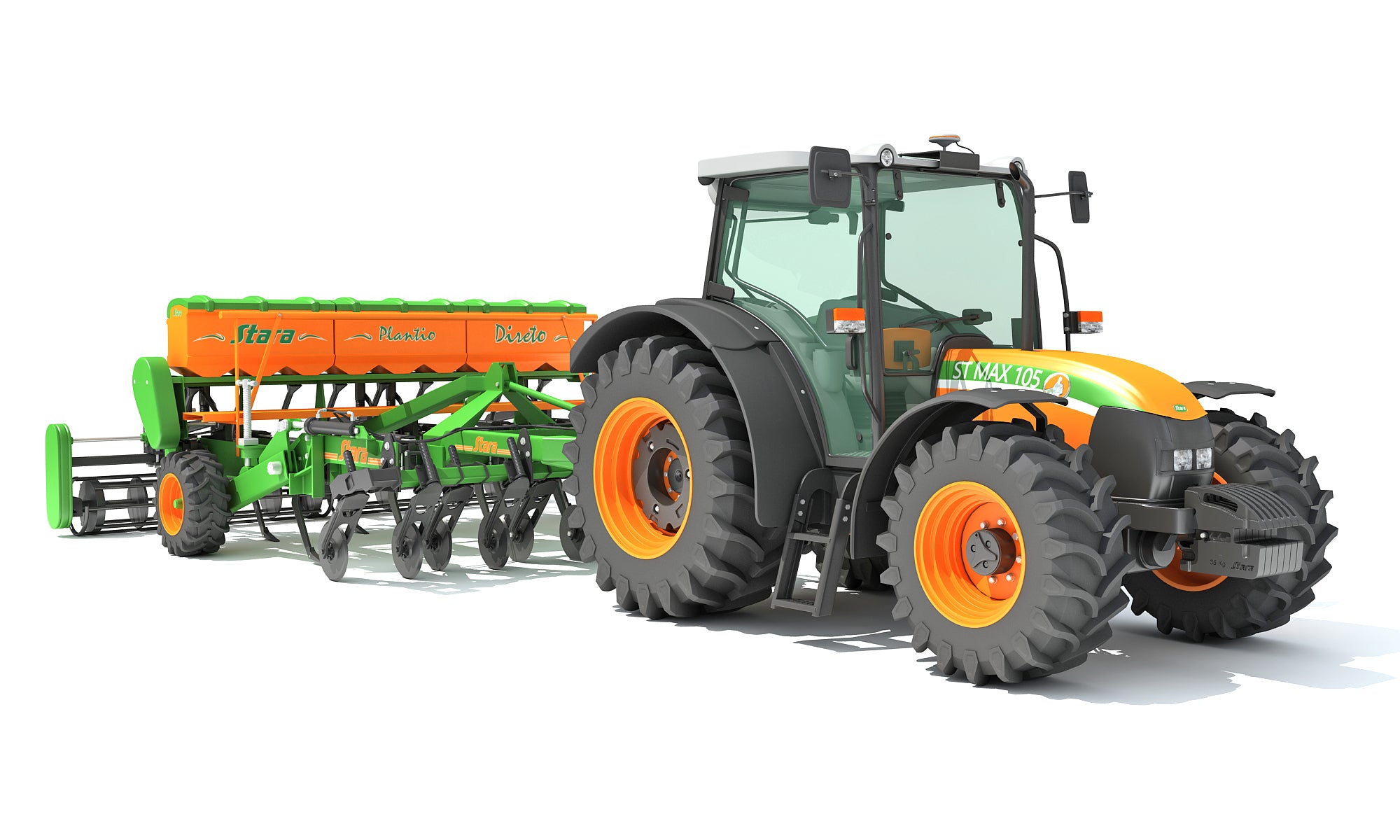 Stara Tractor with Seed Drill