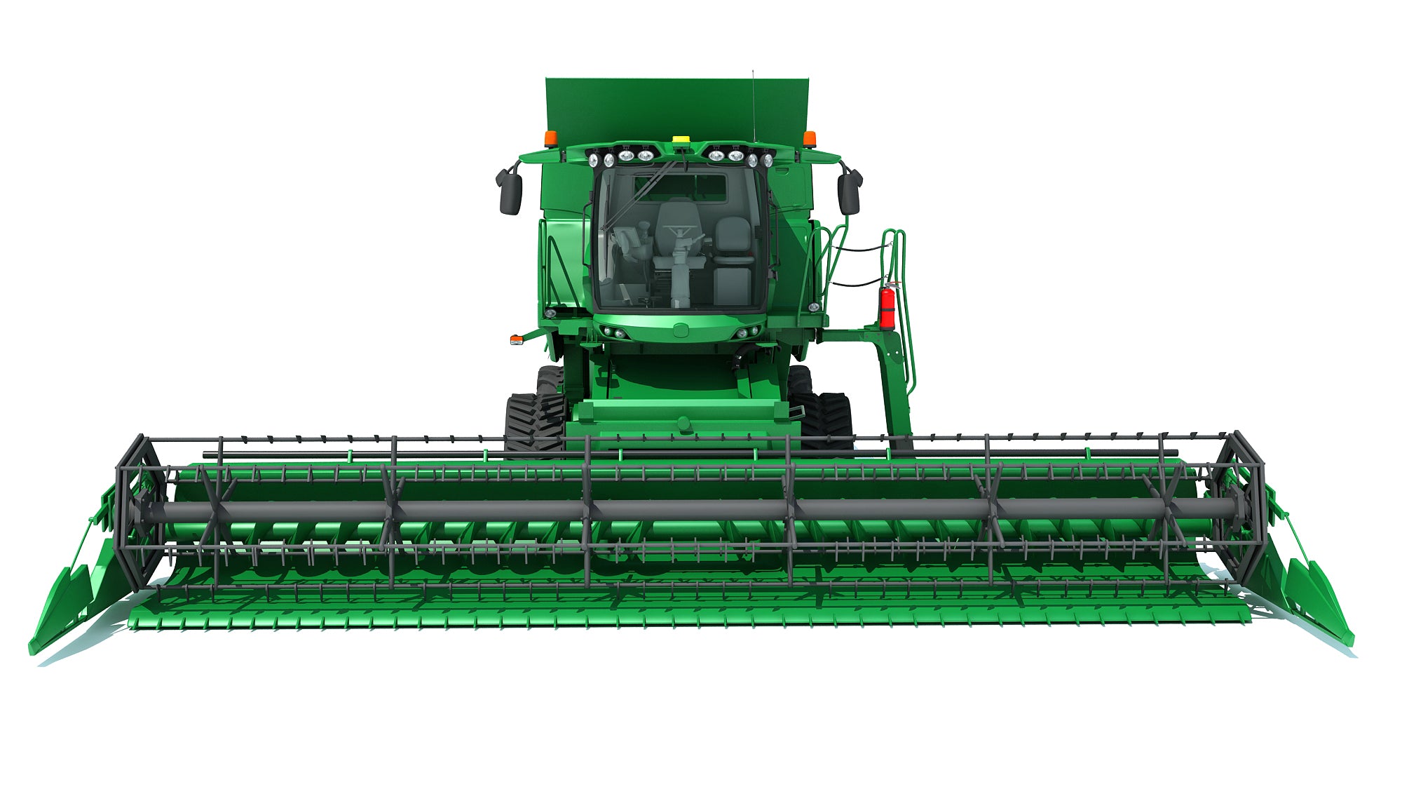 Tracked Combine Harvester