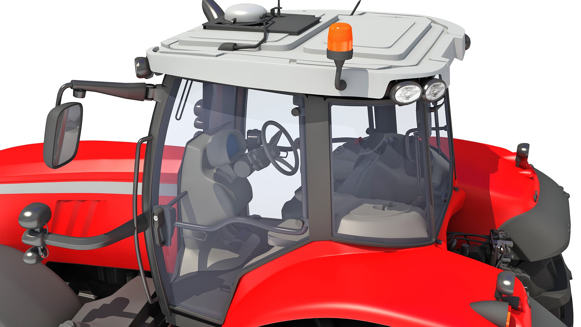 Tractor with Seed Drill