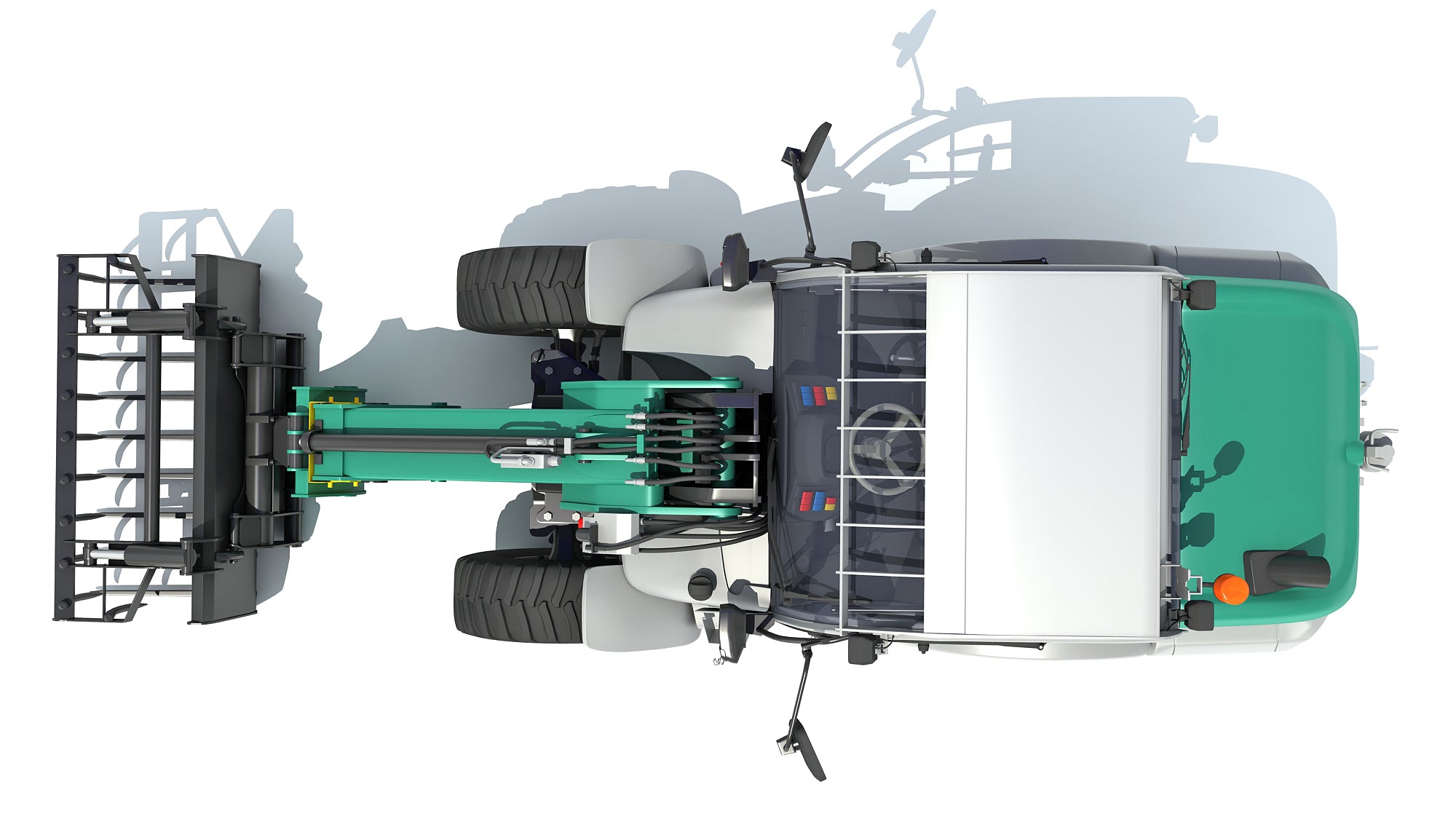 Wheel Loader 3D Model