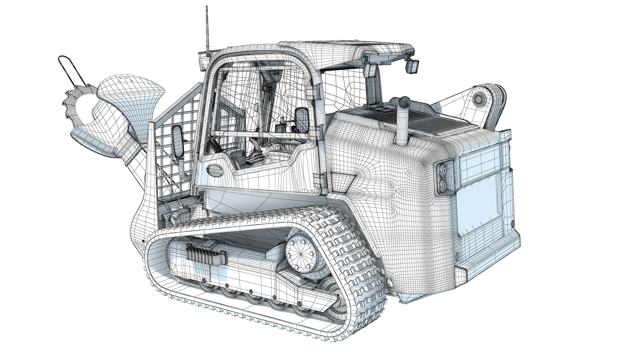 Skid Steer Loader Tree Cutter