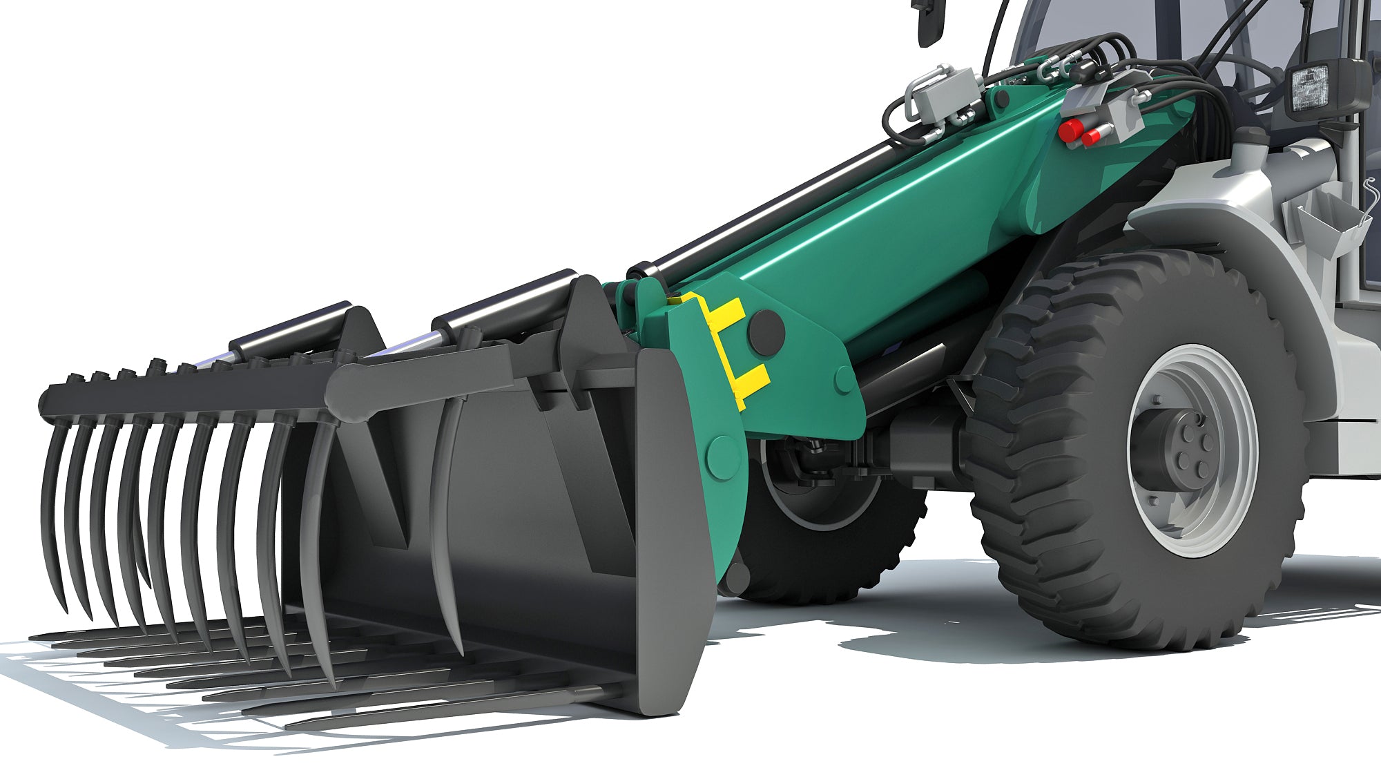 Wheel Loader 3D Model