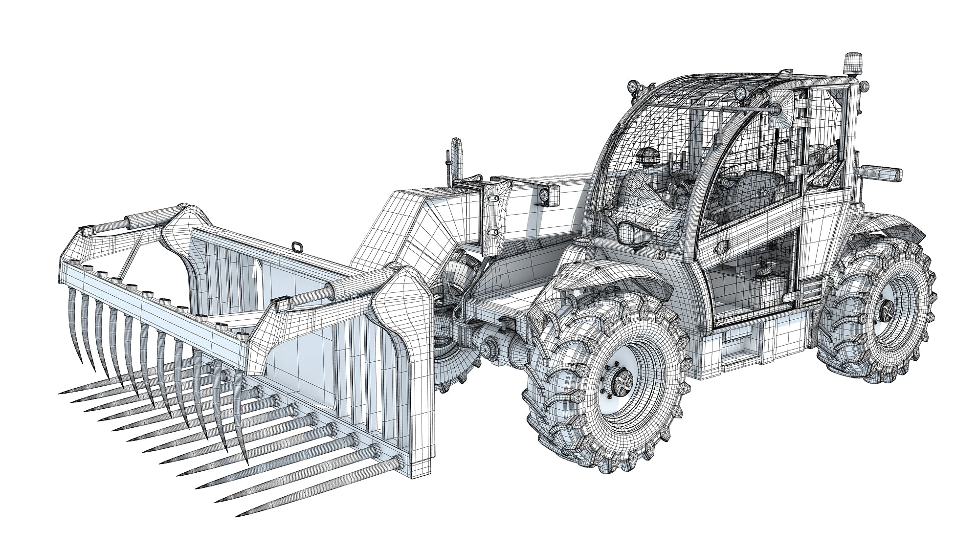 Hydraulic Telehandler Forklift