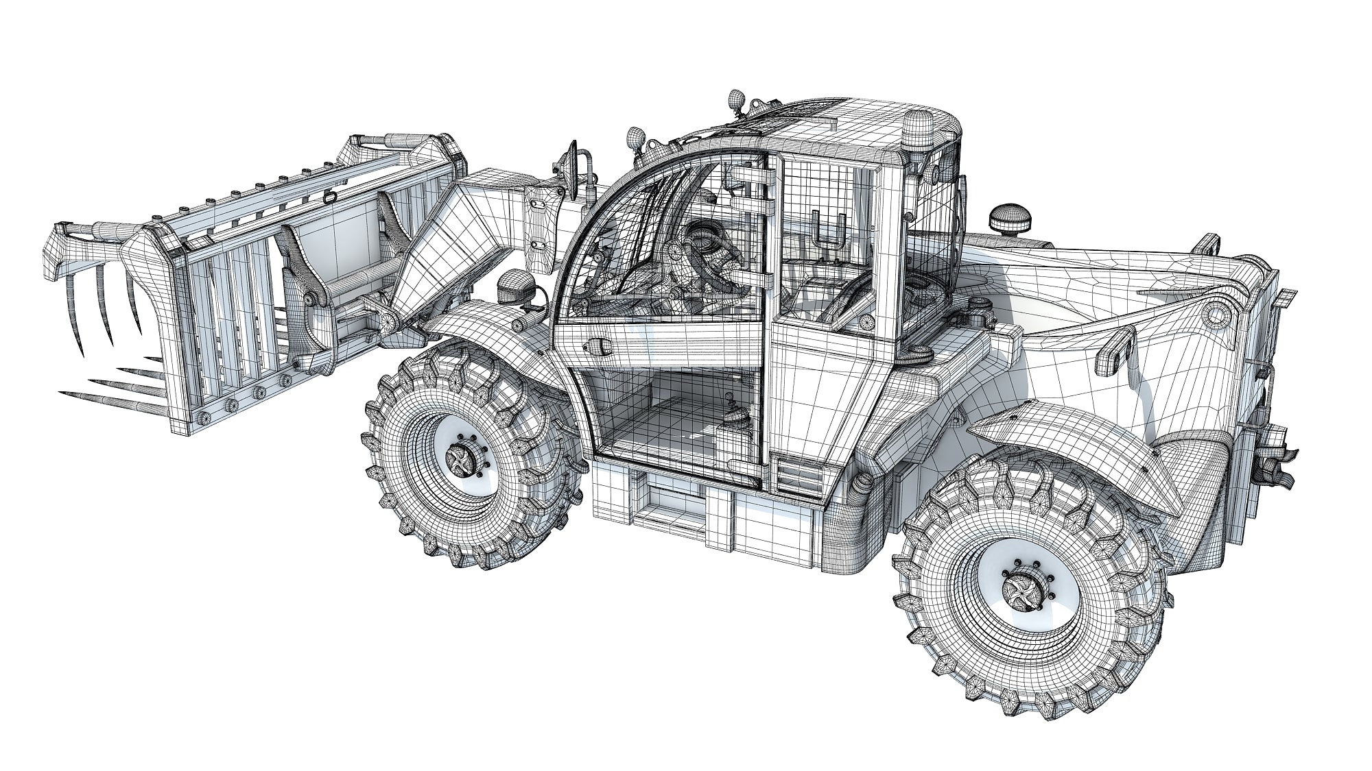 Hydraulic Telehandler Forklift