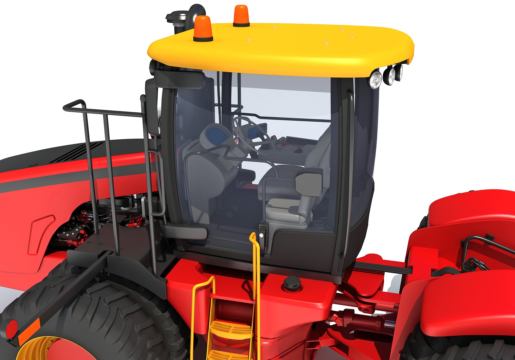Versatile Wheeled Articulated Tractor