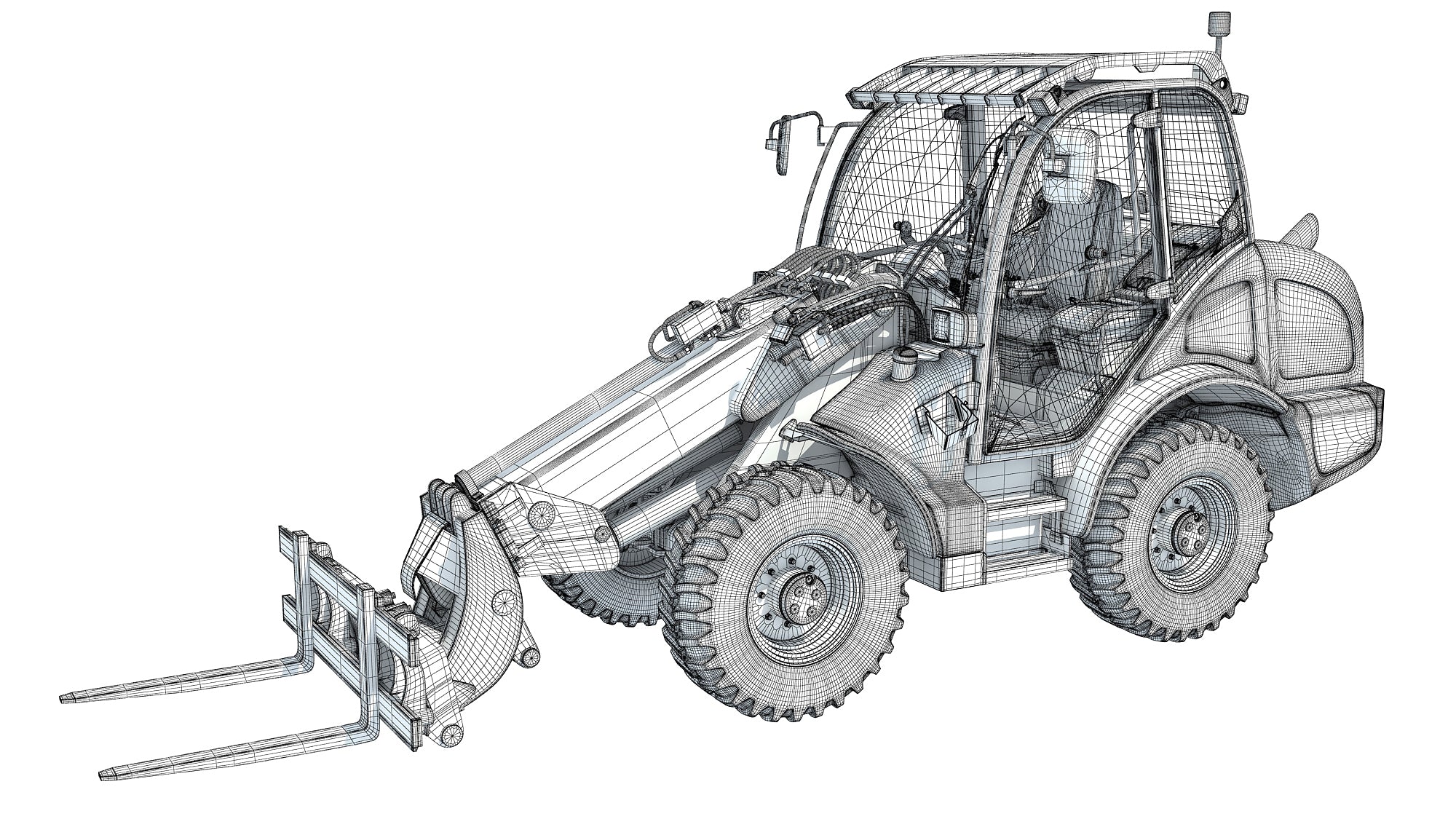 3D Wheel Loader