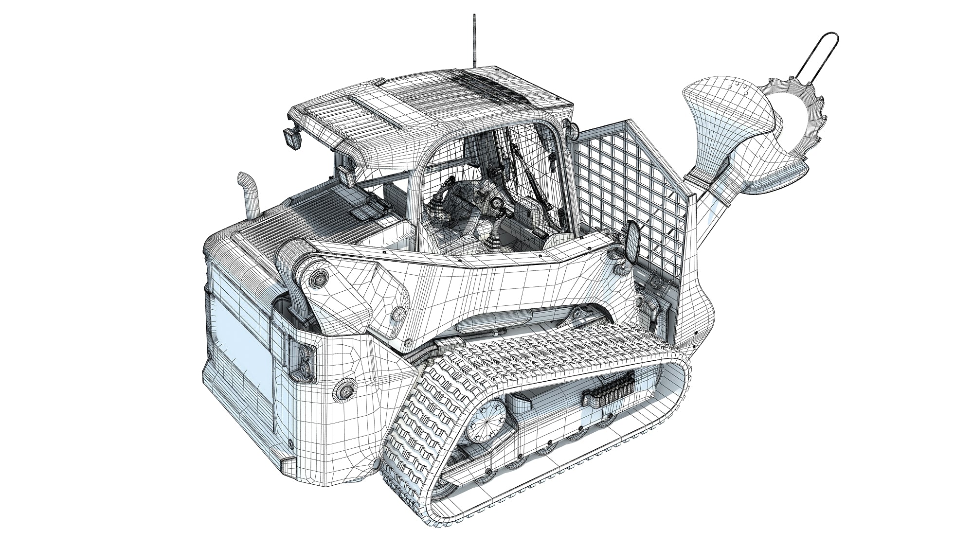 Skid Steer Loader Tree Cutter