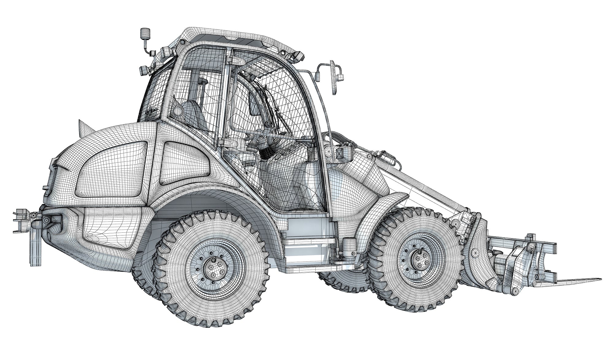 3D Wheel Loader
