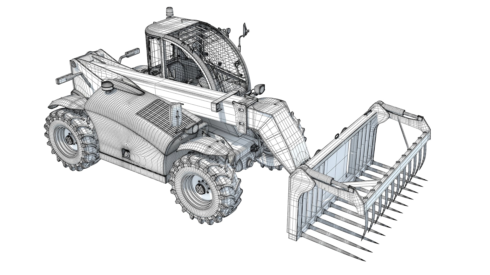 Hydraulic Telehandler Forklift