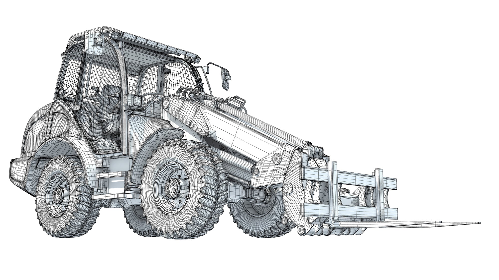 3D Wheel Loader
