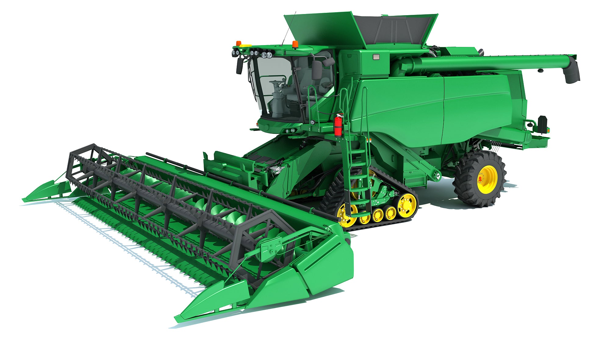 Tracked Combine Harvester