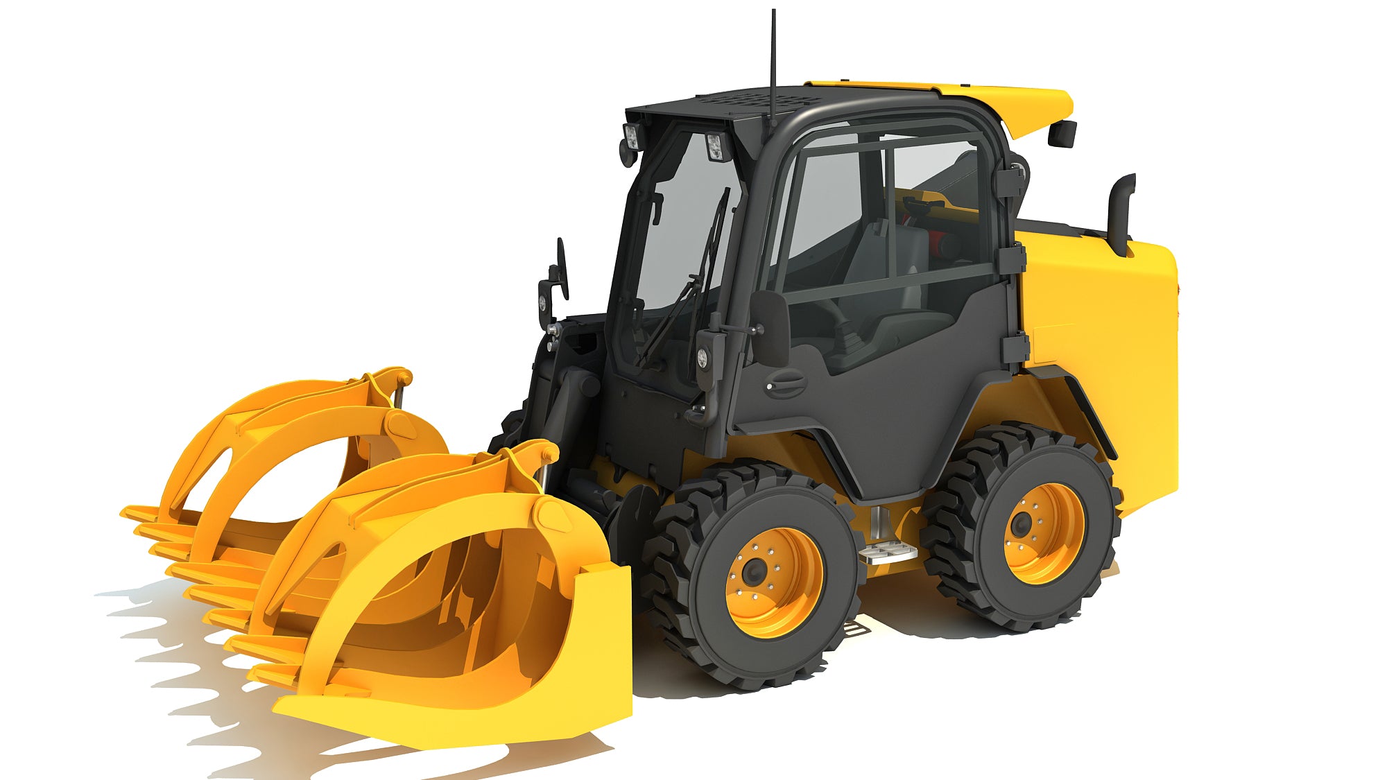 Log Fork Skid Steer Loader