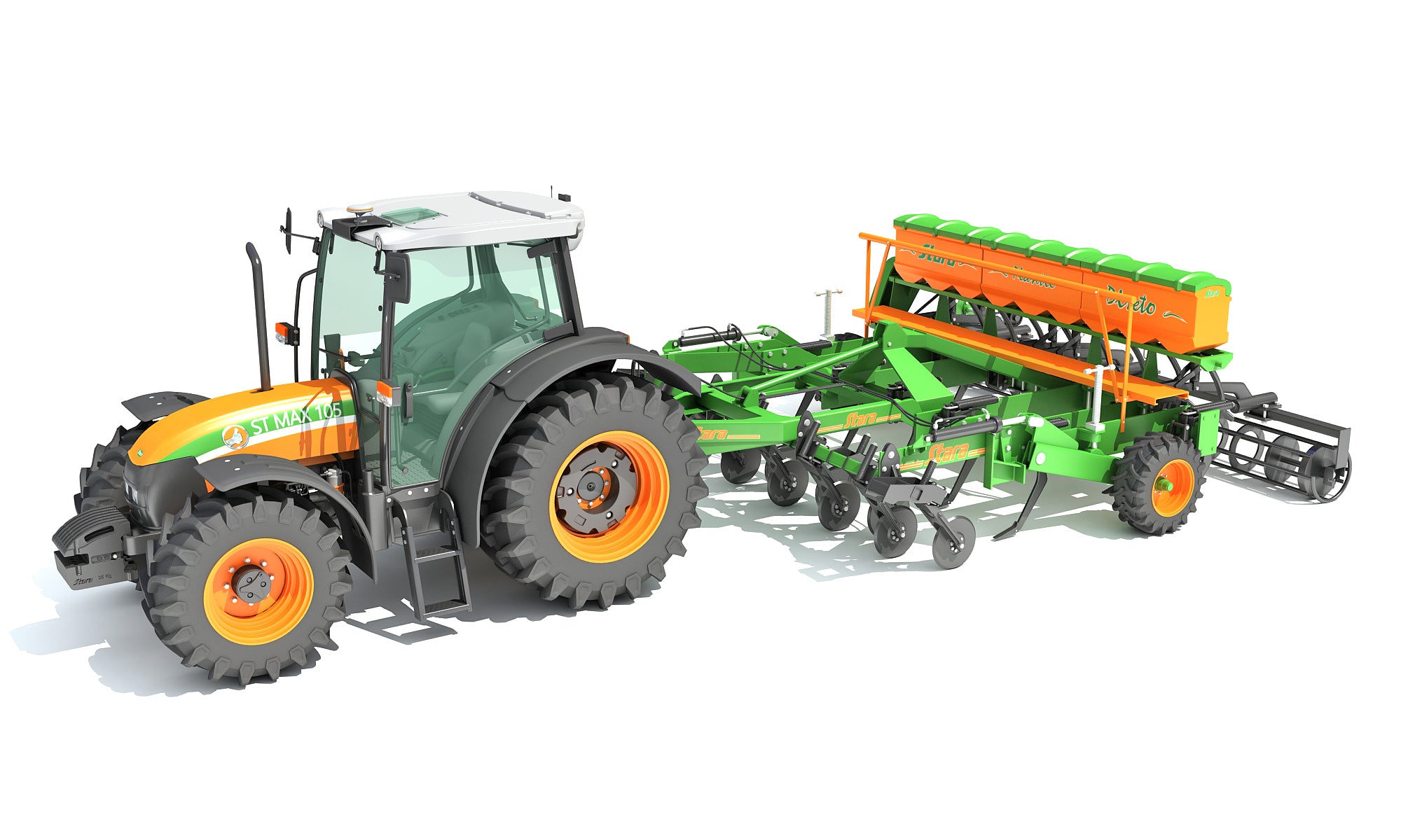 Stara Tractor with Seed Drill