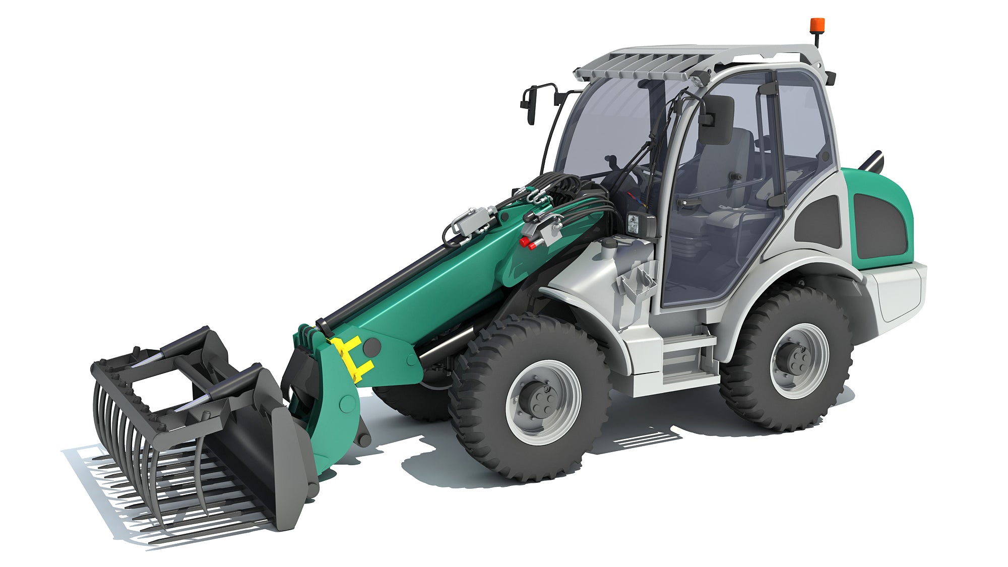 Wheel Loader 3D Model