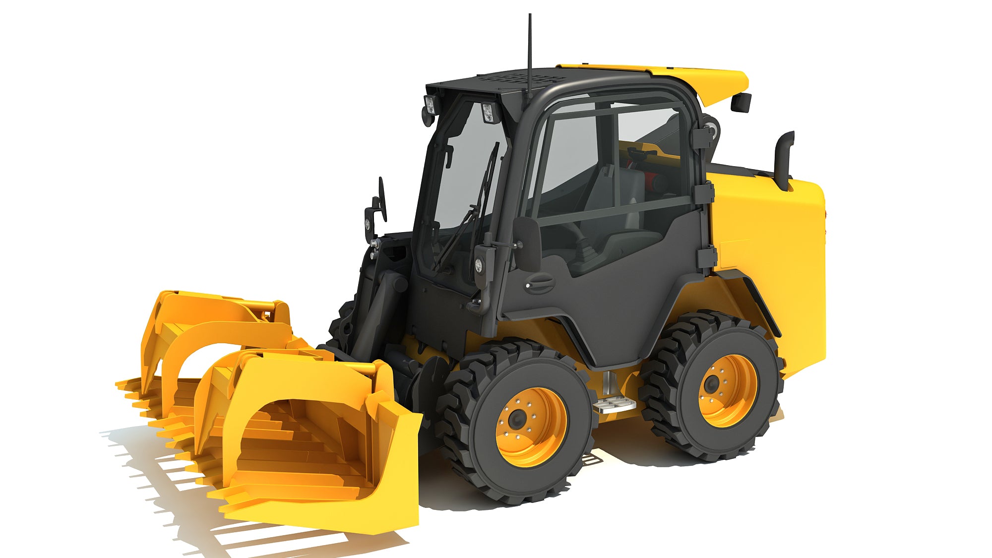 Log Fork Skid Steer Loader