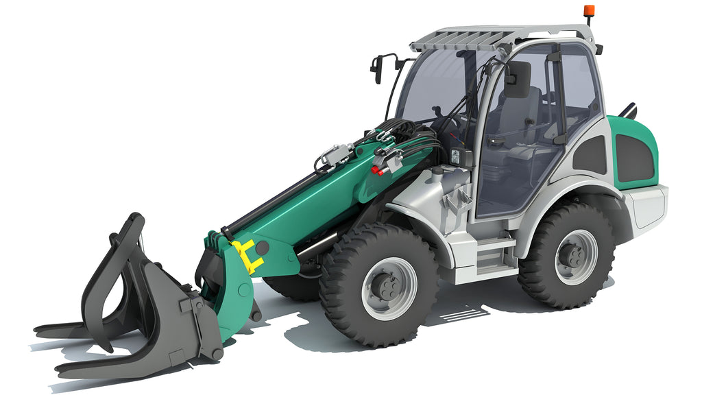 Wheel Loader 3D Model