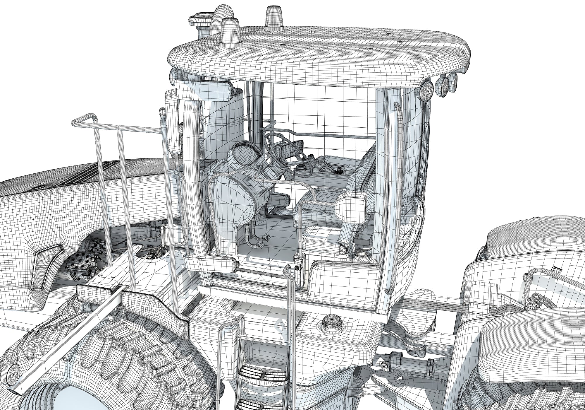 Versatile Wheeled Articulated Tractor