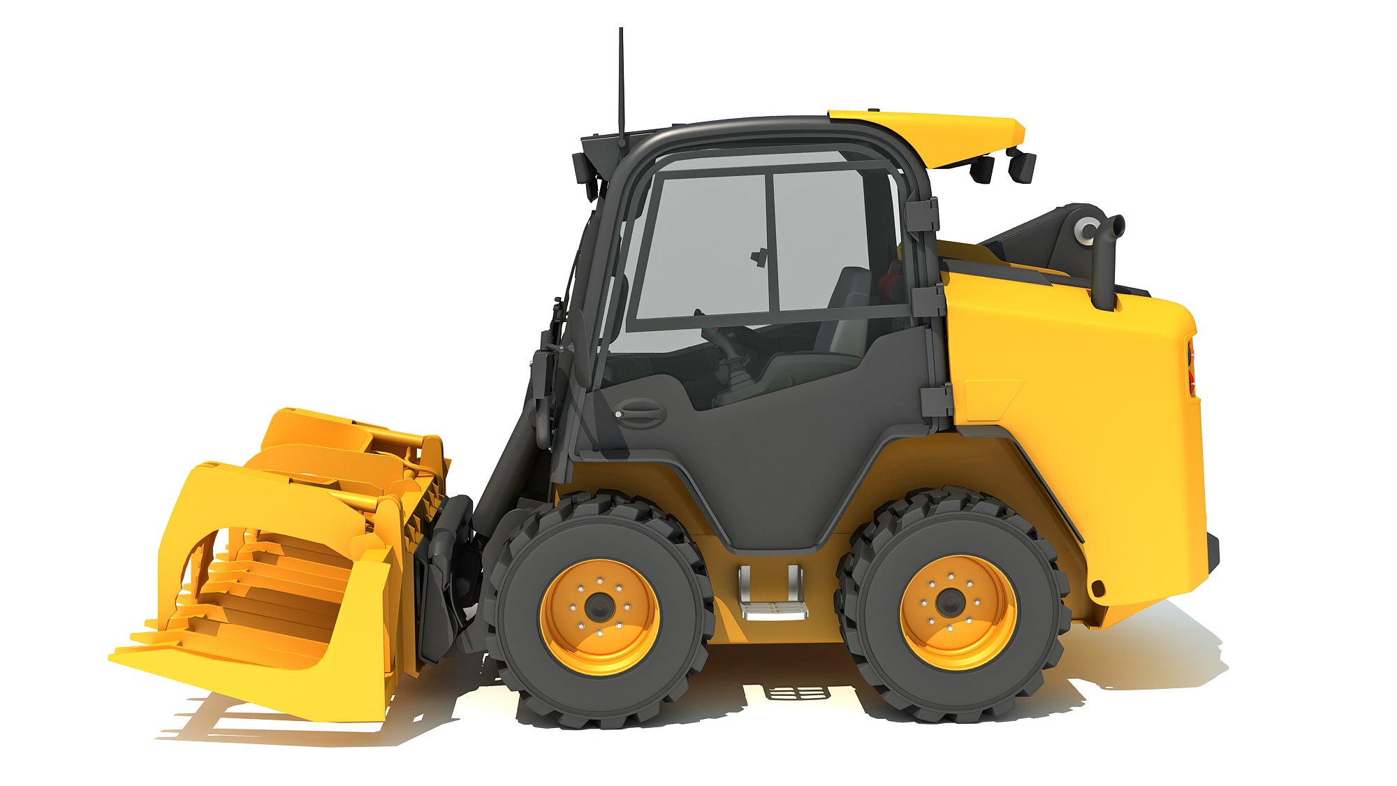 Log Fork Skid Steer Loader