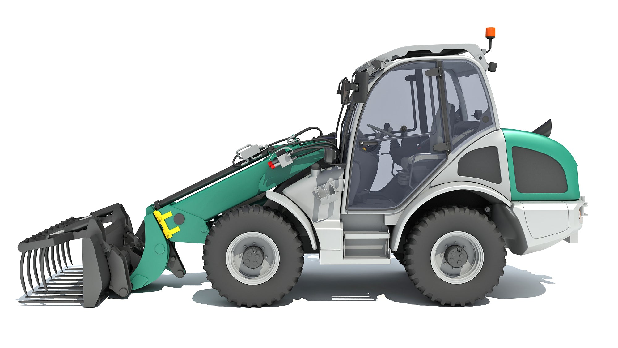 Wheel Loader 3D Model
