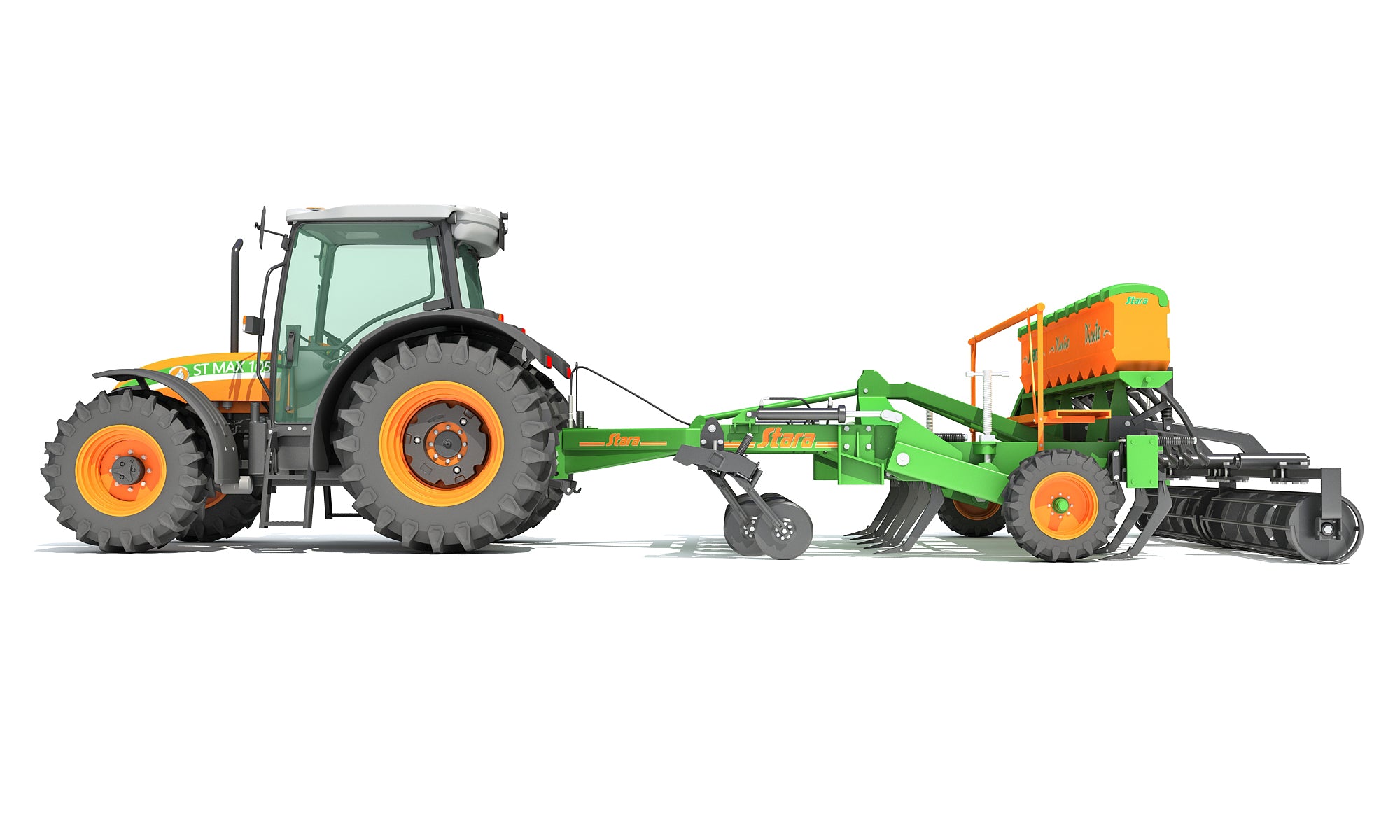 Stara Tractor with Seed Drill